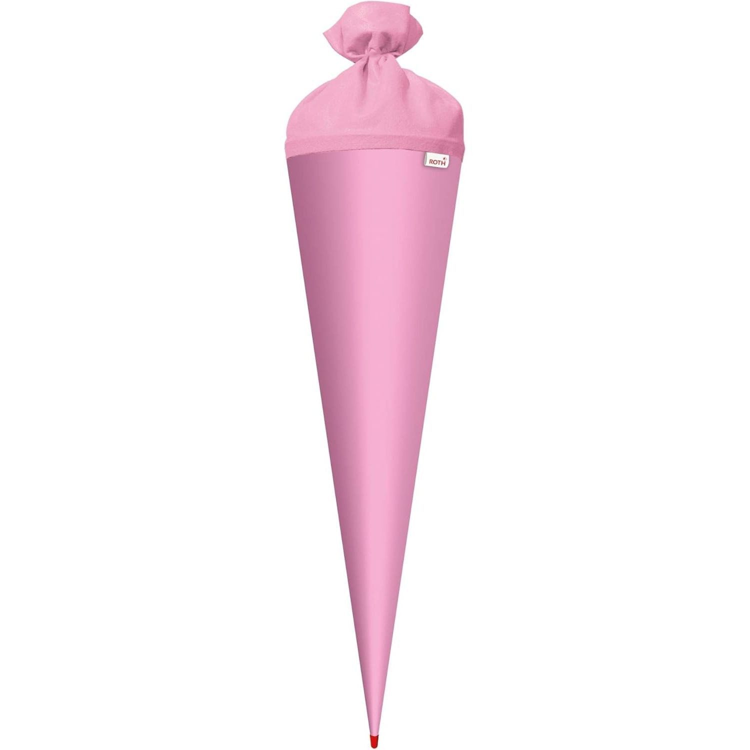 Roth Ideen Schultüte ROTH Bastelschultüte mit Verschluss, 700 mm, rosa – Bild 4 von 5
