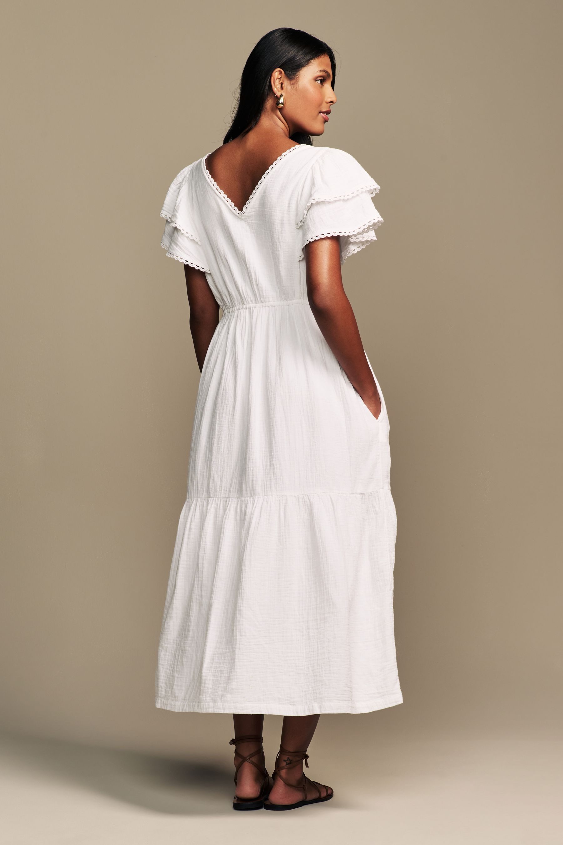 LAURA ASHLEY Spitzenkleid Laura Ashley Kleid günstig online kaufen