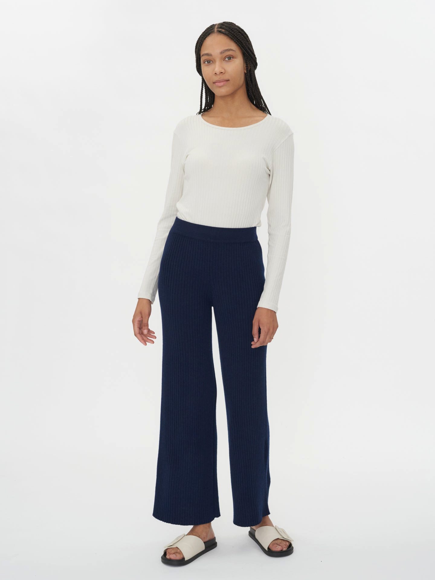 GOBI Cashmere Strickhose Lässige Kaschmirhose günstig online kaufen