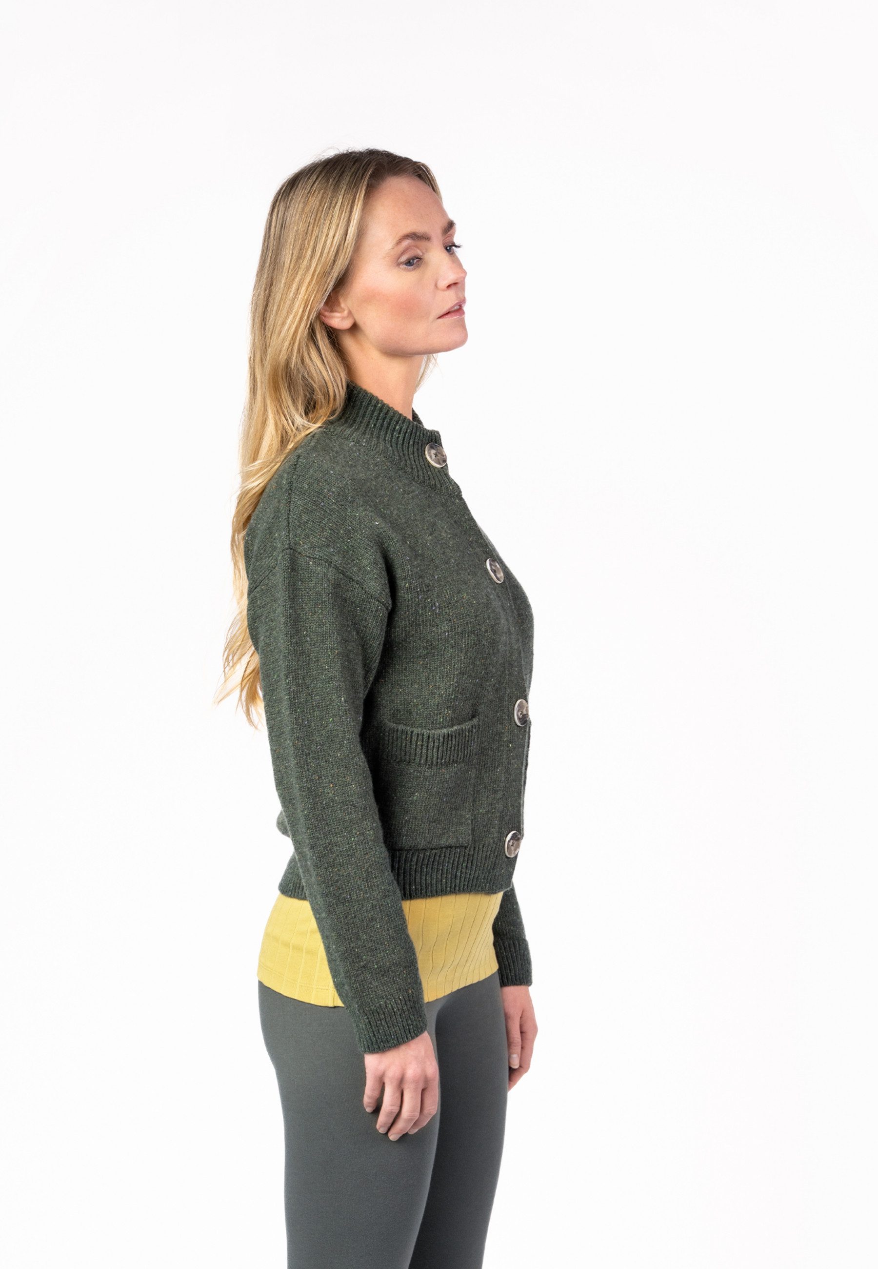 LIVING CRAFTS Strickjacke SIGLIA GOTS zertifiziert