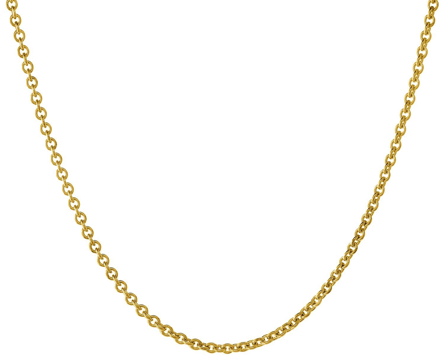 trendor Kette mit Anhänger Partner Set Gold auf Silber + 2