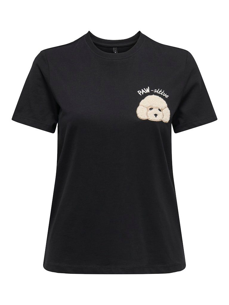 ONLY T-Shirt ONLTERESA LIFE REG S/S TEDDY TOP CS
