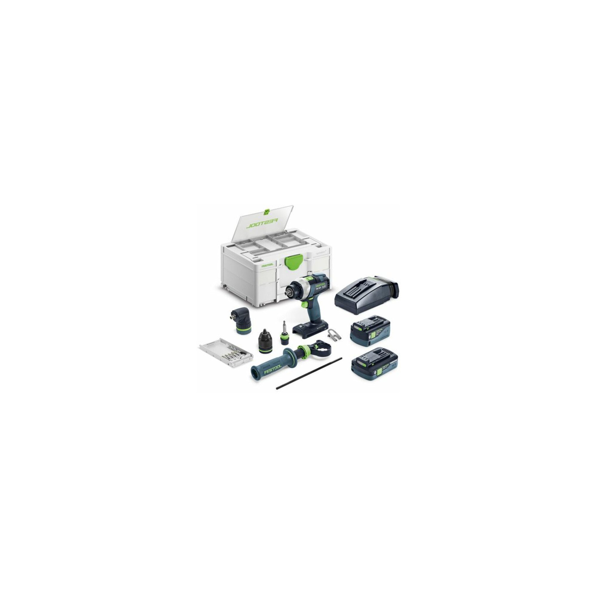 FESTOOL Festool Akku-Bohrschrauber TDC 18/4 5,0/4,0 I-Set QUADRIVE