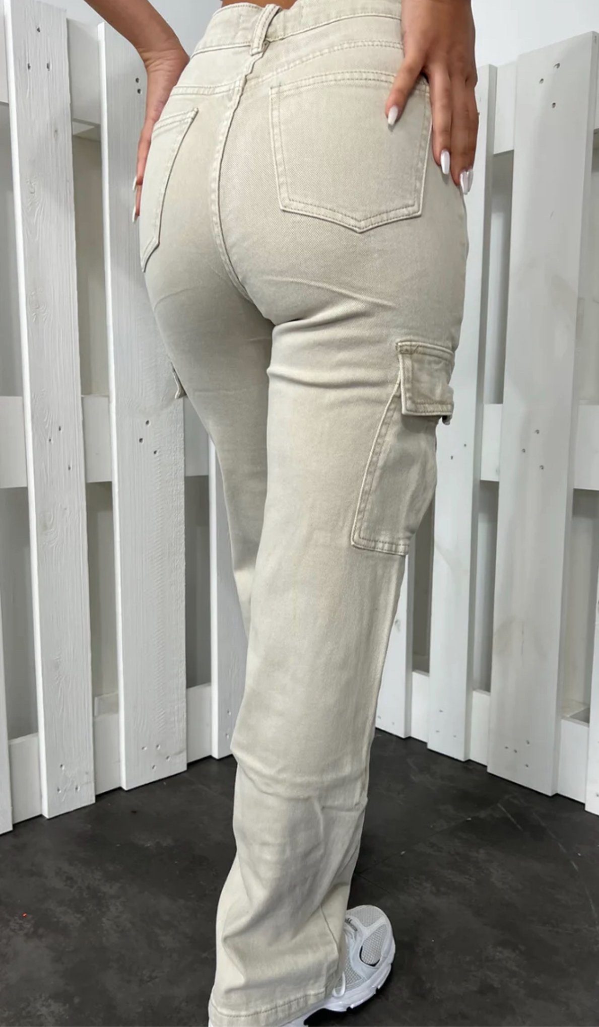 HELLO MISS Cargojeans Trending Cargohose mit breite Beine, Wide Leg Cargo J günstig online kaufen
