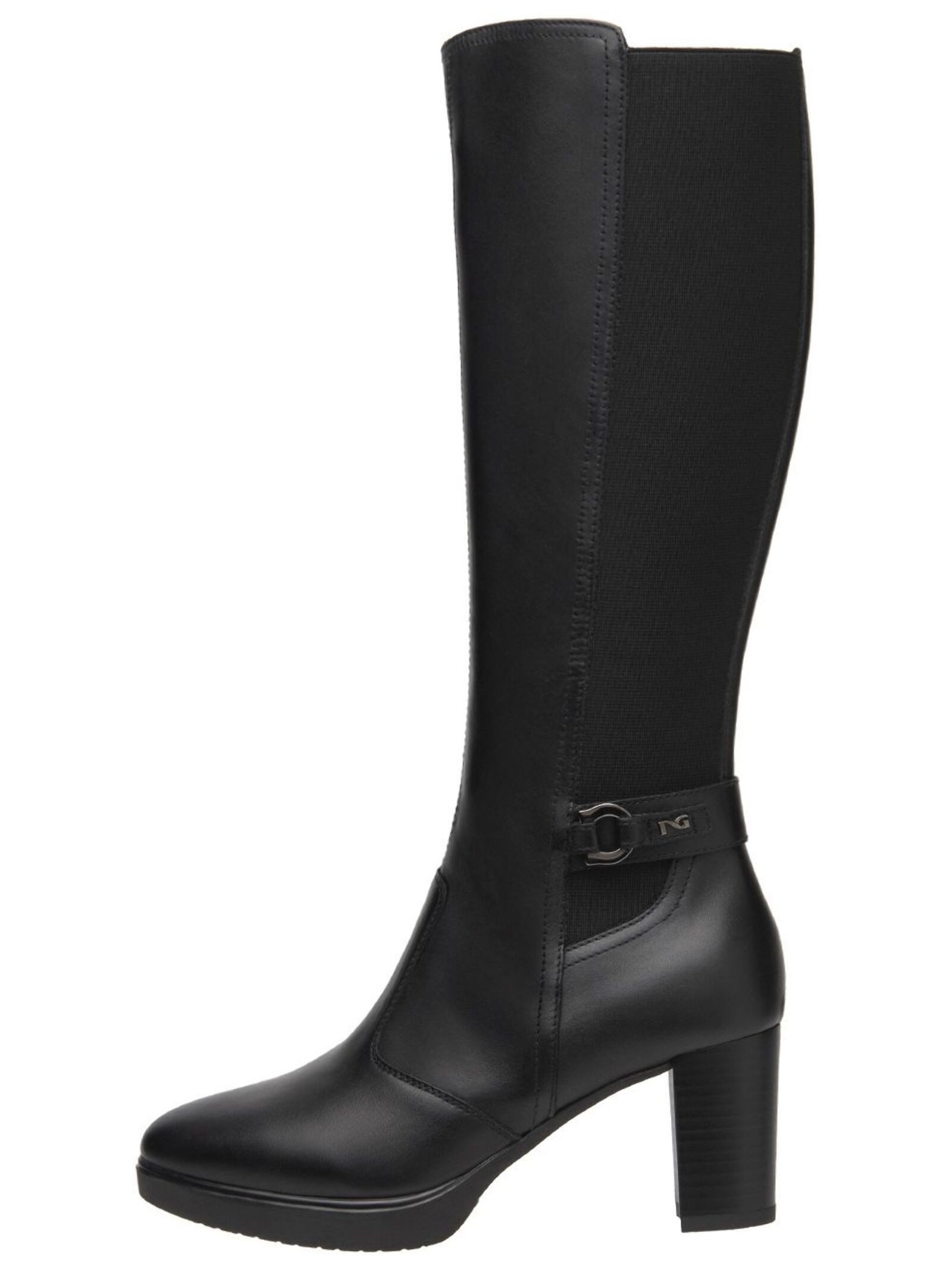 Nero Giardini Nero Giardini Stiefel Leder/Textil High-Heel-Stiefel günstig online kaufen