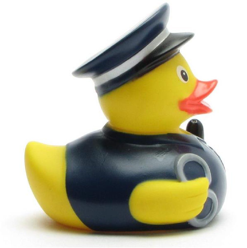 Duckshop Quietscheente Badespielzeug - Polizist Badeente