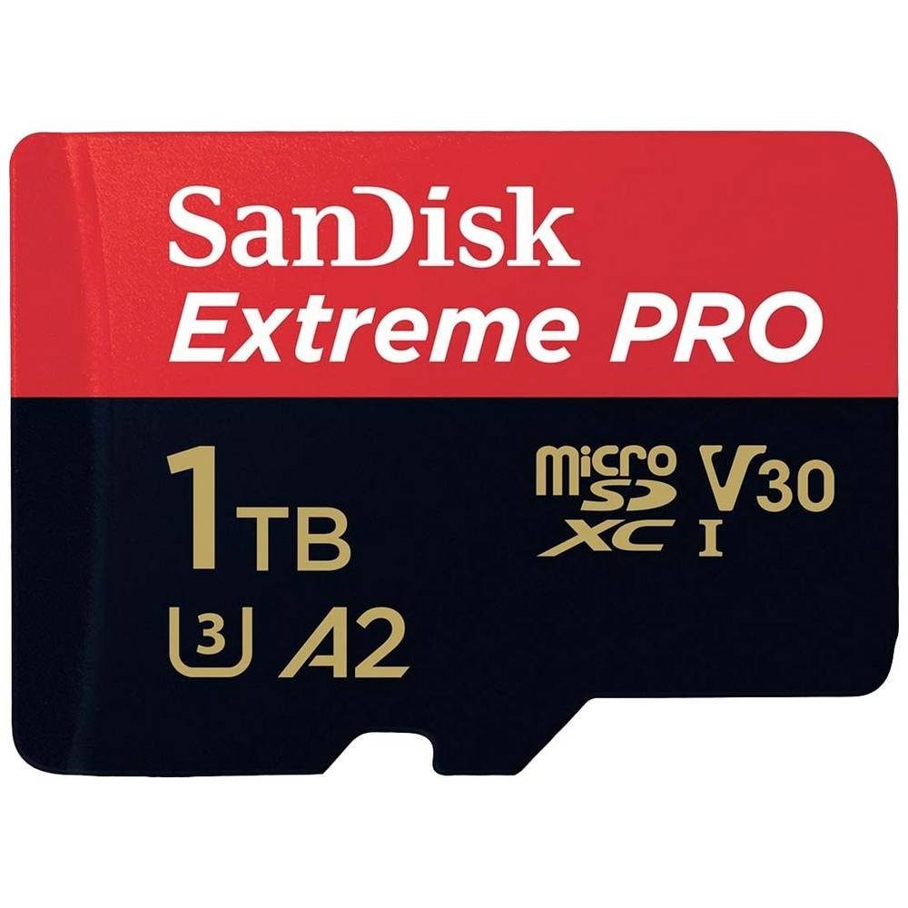 Sandisk 1000 GB MicroSDXC UHS-I Klasse 10 SDSQXCD-1T00-GN6MA Speicherkarte (stoßsicher, Wasserdicht)