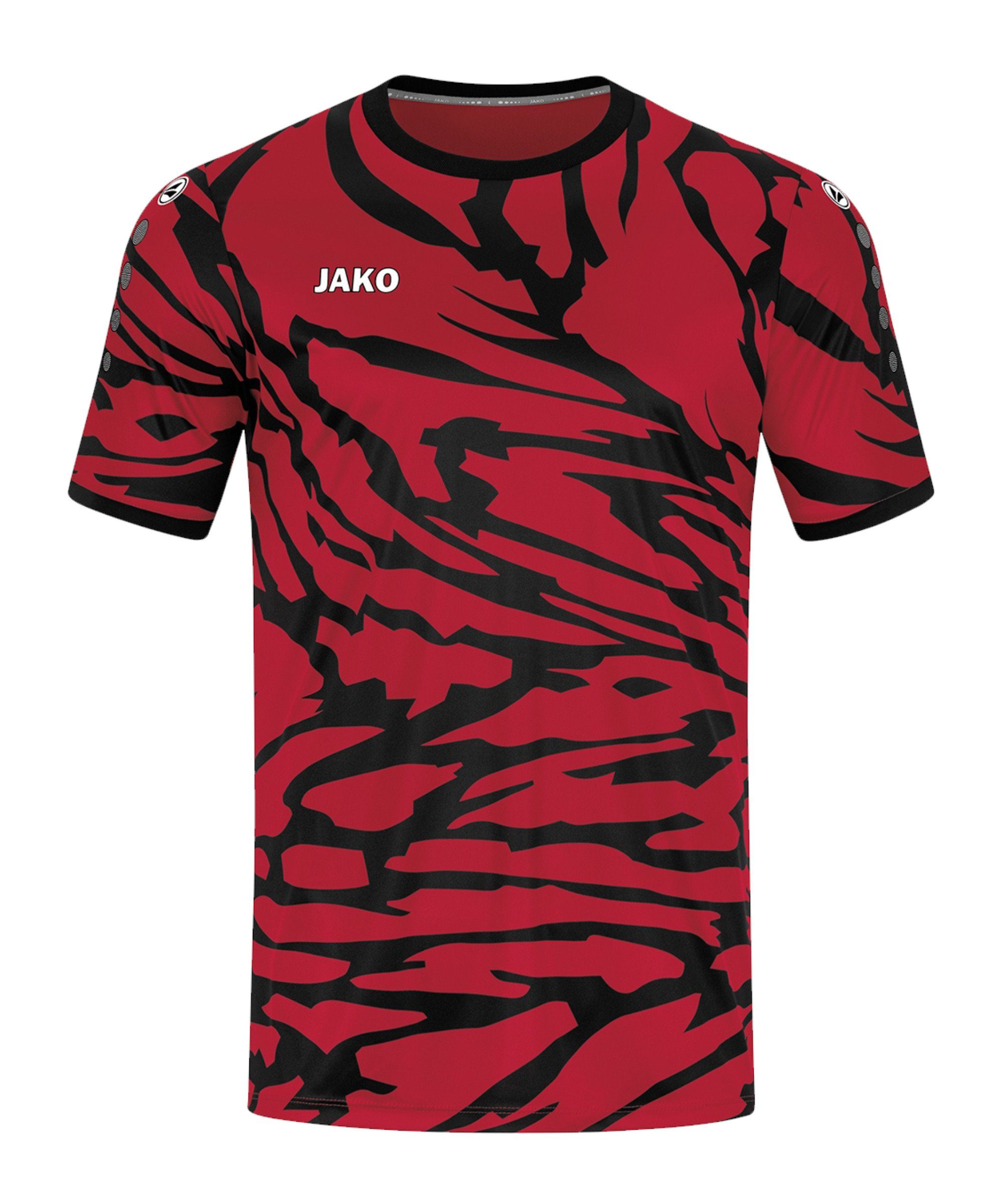 Jako Fußballtrikot Animal rotschwarz Trikot Kids