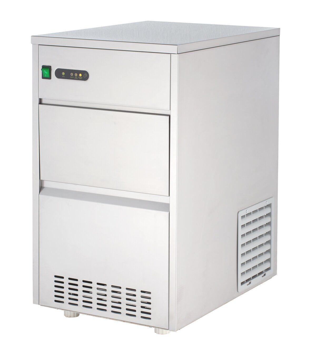 GastroHero Elektrischer Eiswürfelbereiter Eiswürfelbereiter 50 kg/24h Hohlkegel Eiswürfelmaschine Bar, 3,2 Liter Wassertank, ohne Festwasseranschluss nutzbar, l – Bild 4 von 5