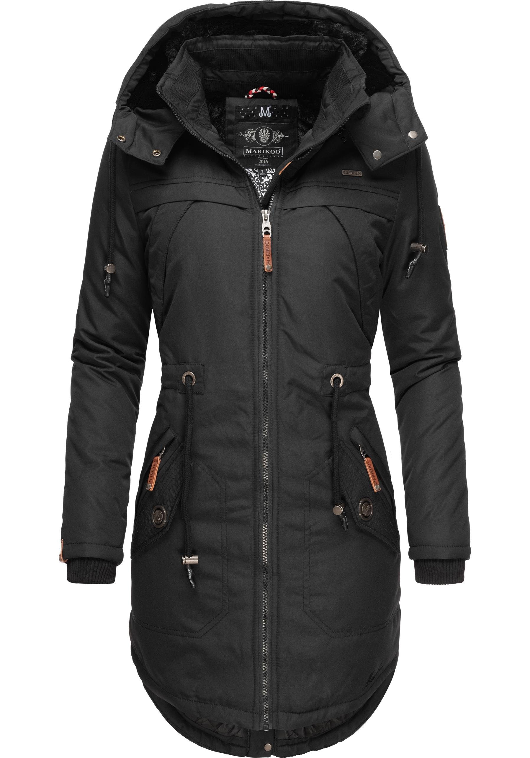 Marikoo Wintermantel Kamii sportlicher Damen Winterparka günstig online kaufen