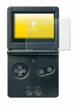upscreen flexible Panzerglasfolie für Nintendo Gameboy Advance GBA SP, Displayschutzglas, Schutzglas Glasfolie matt entspiegelt