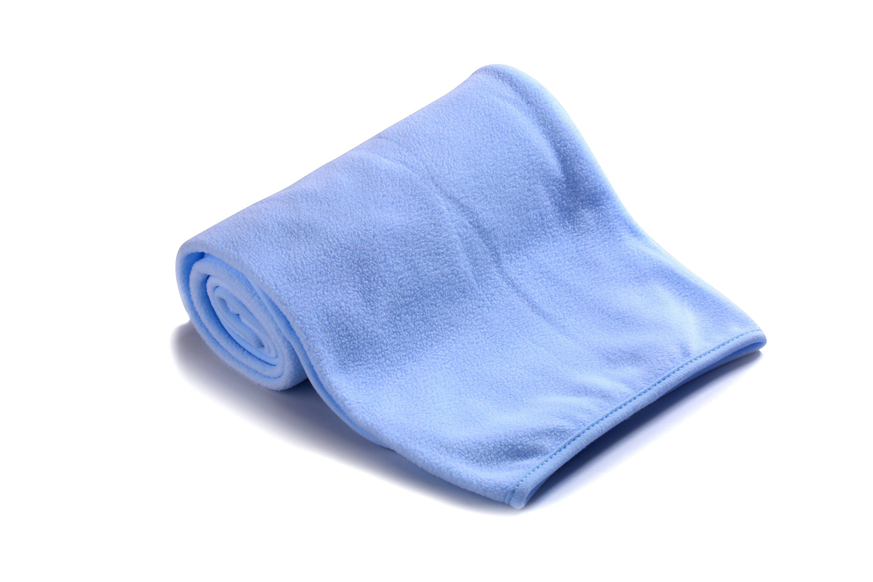 Babydecke Kuschelweiche Decke für Babys aus Fleece - Baby Babydecke Babystrampler Bett Bettdecke Erstlingsdecke Jahreszeiten Kinderdecke Kuscheldecke Tagesdecke, Kronya Blau