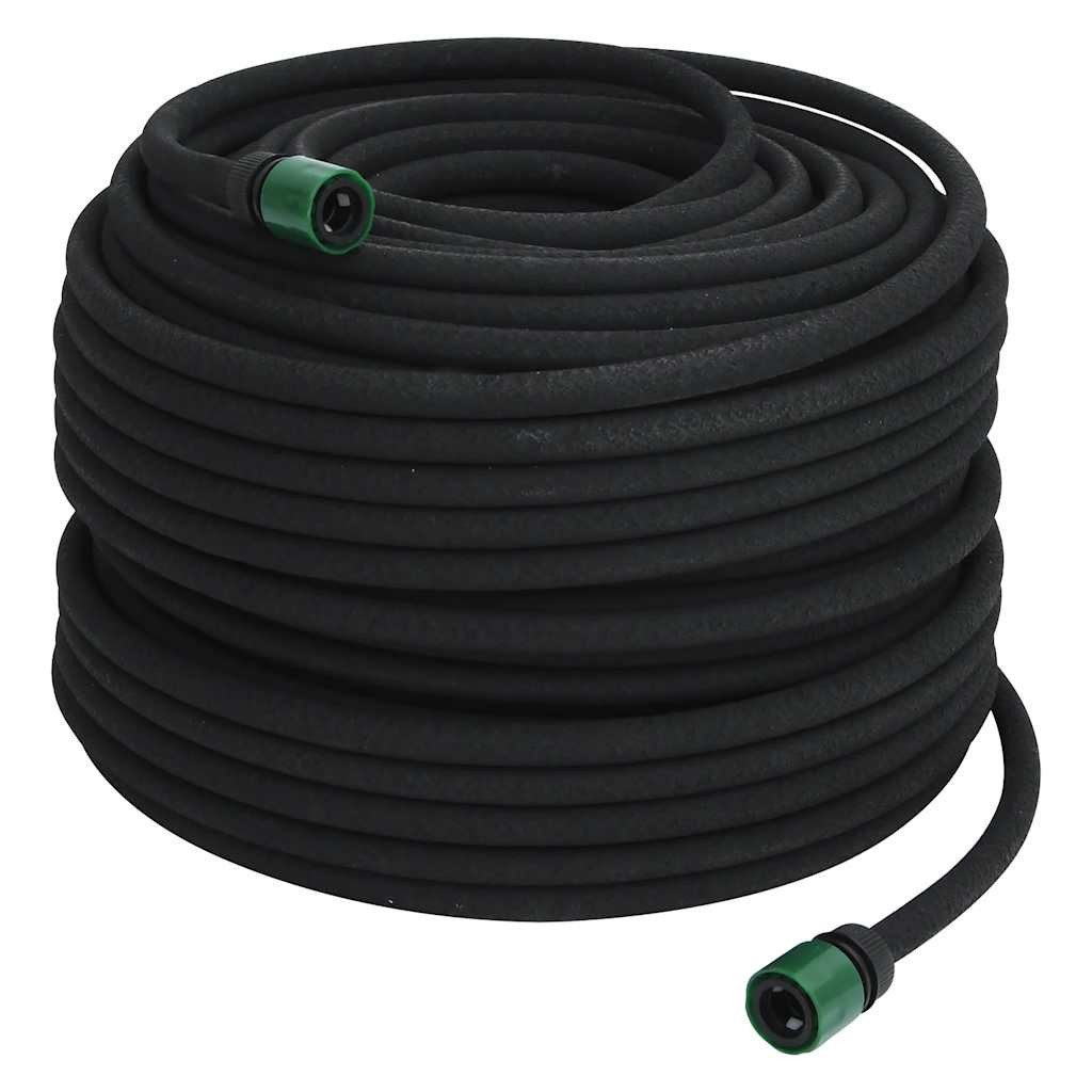 vidaXL Saugschlauch Tropfschlauch Schwarz 0,6" 100 m Gummi, (1 St)