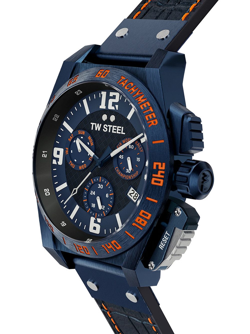 TW Steel Quarzuhr TW-Steel TW1020 Fia World Rally Chronograph Limited Herrenuhr 46mm 10A TW-Steel TW1020 Fia World Rally Chronograph Limited Herrenuhr 46mm 10ATM