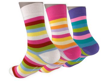 Die Sockenbude Basicsocken HARMONY - Damensocken (Bund, 3-Paar, mit Softrand ohne Gummidruck) extrafeine Maschenqualität