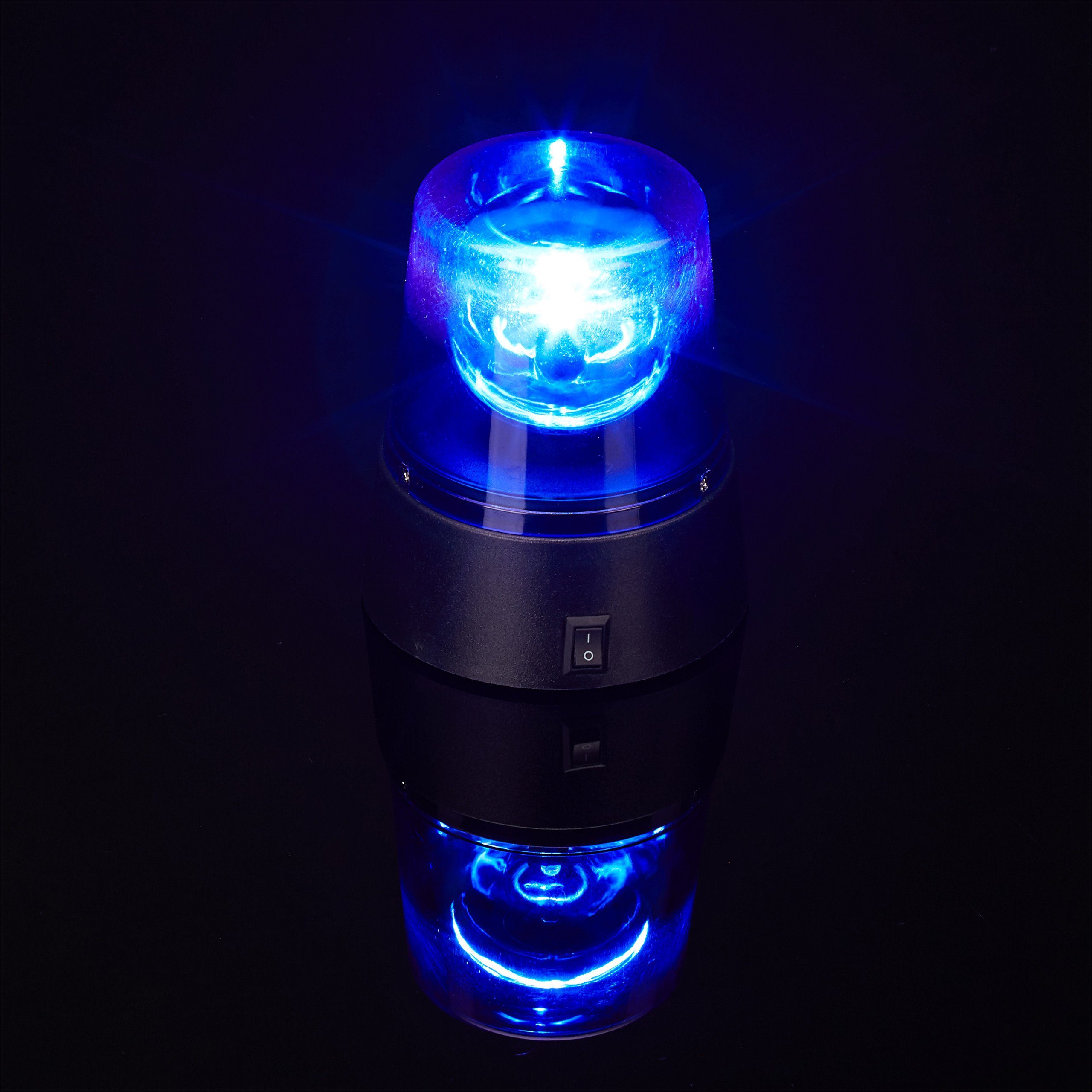LED 2 LED Blaulicht Dekolicht x relaxdays