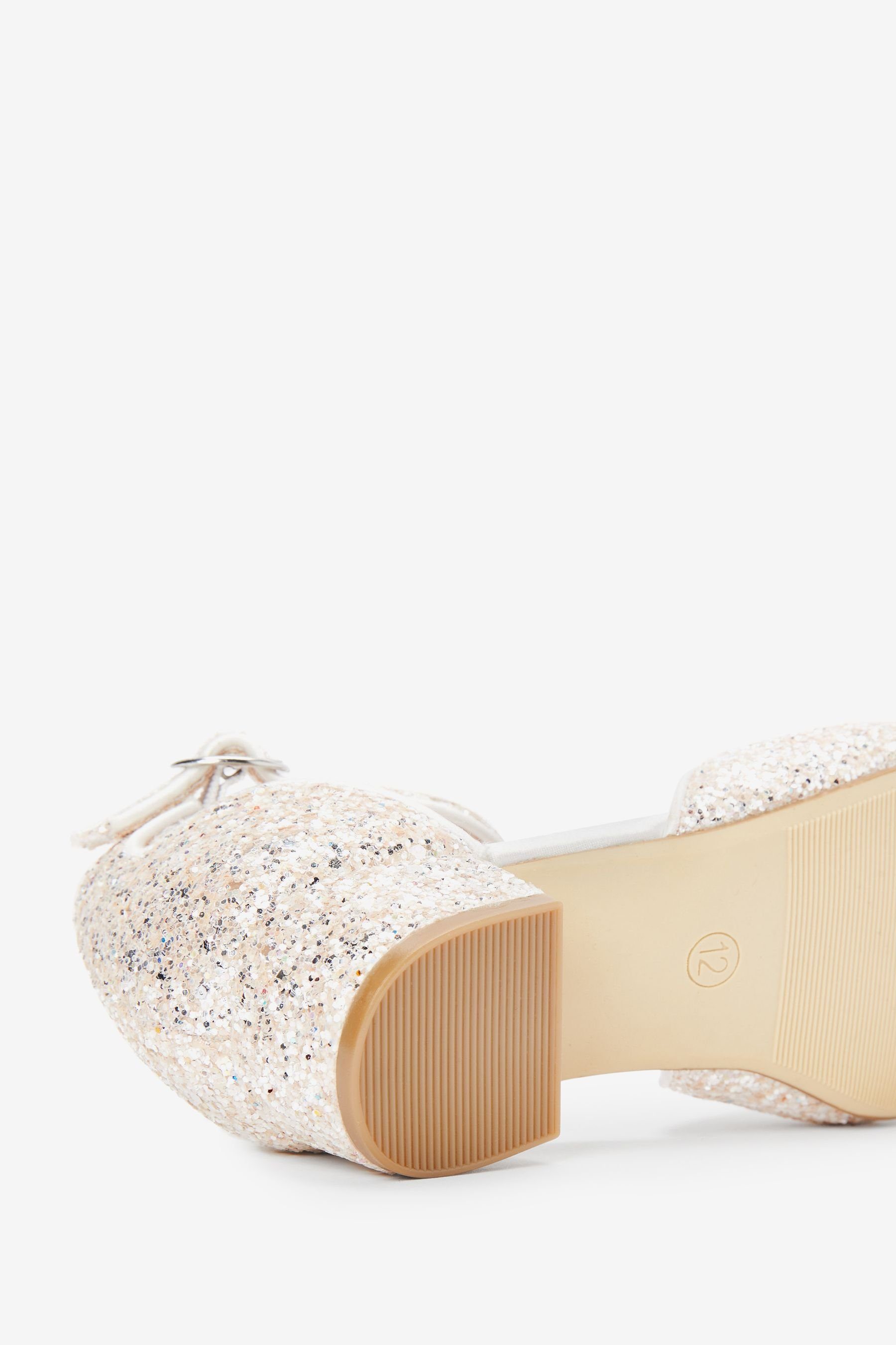 Next Festliche Schuhe, niedriger Absatz, Knöchelriemen Sandalette (1-tlg)