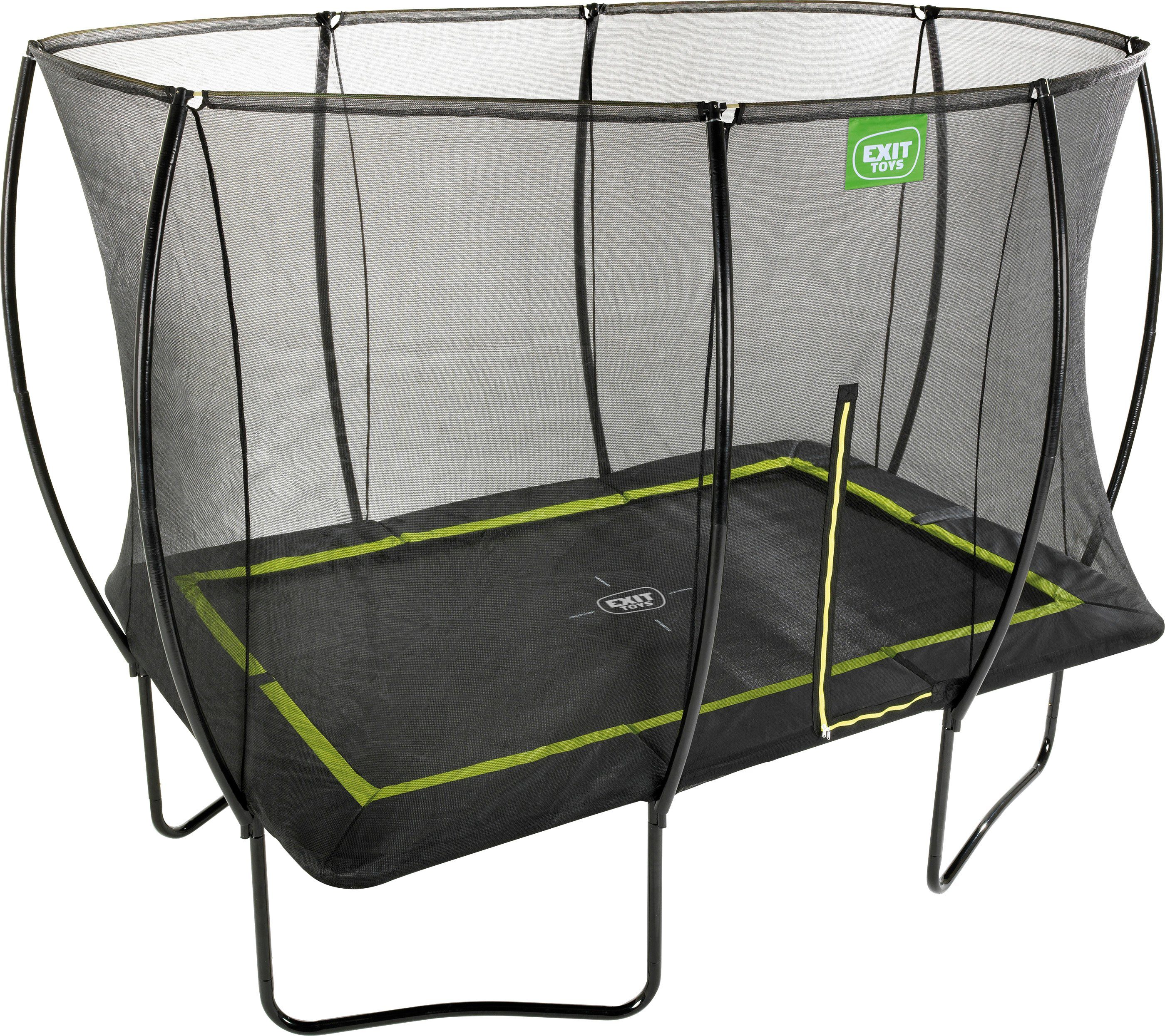 Gartentrampolin EXIT Silhouette, BxT: cm, mit 214x305 Sicherheitsnetz