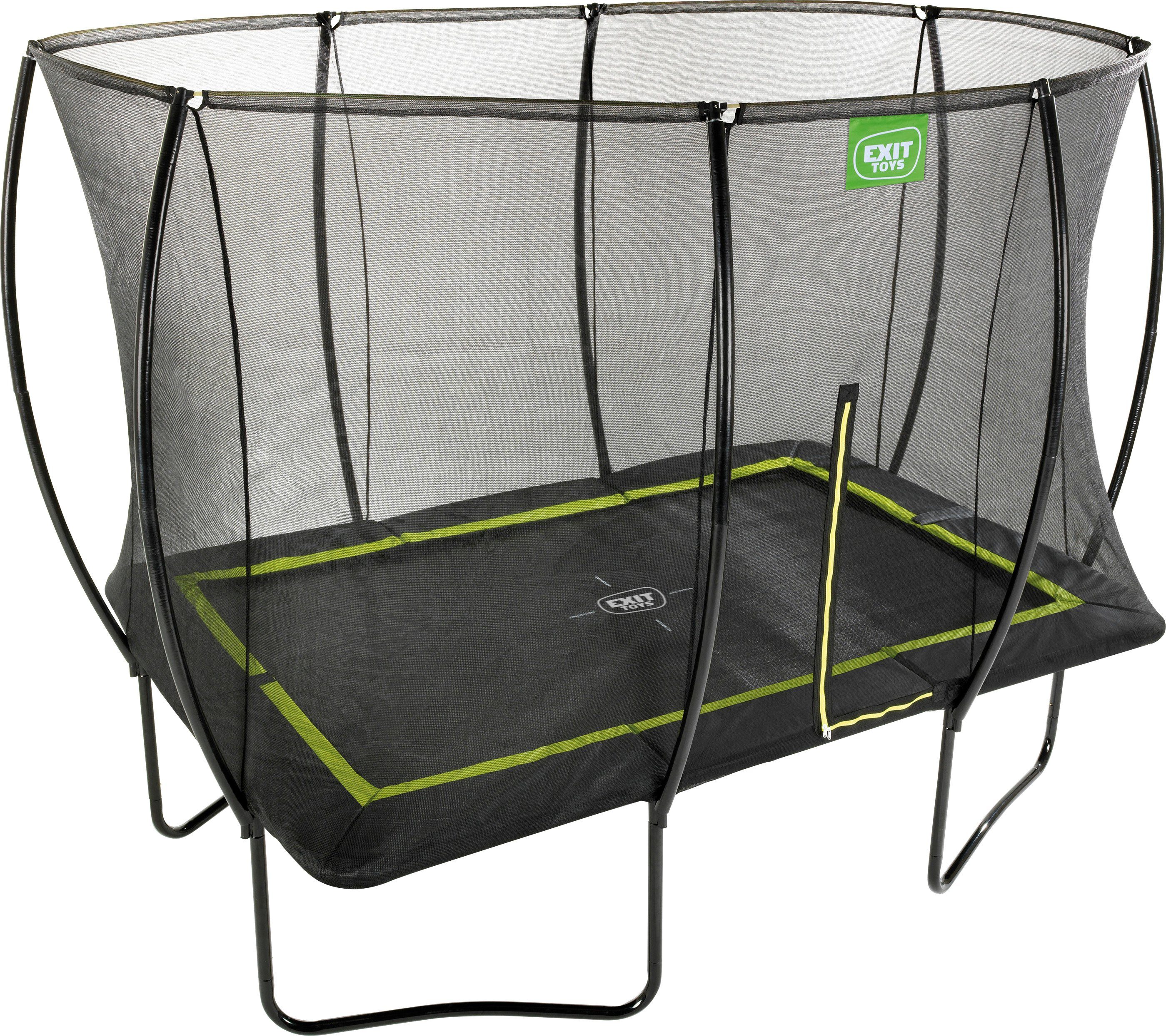 EXIT Gartentrampolin Silhouette, mit Sicherheitsnetz