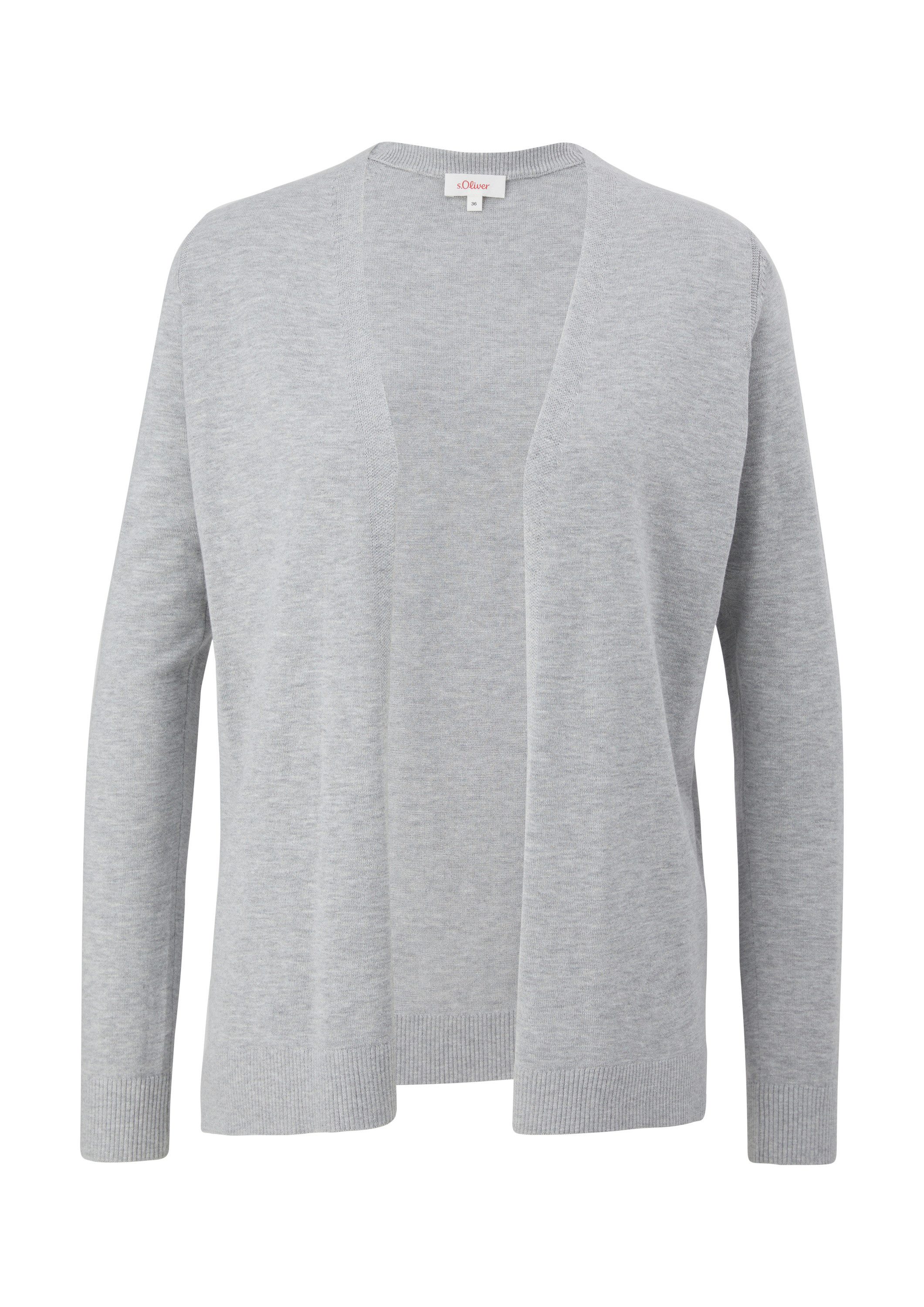 s.Oliver Cardigan Strickjacke Strickjacke aus Viskosemix
