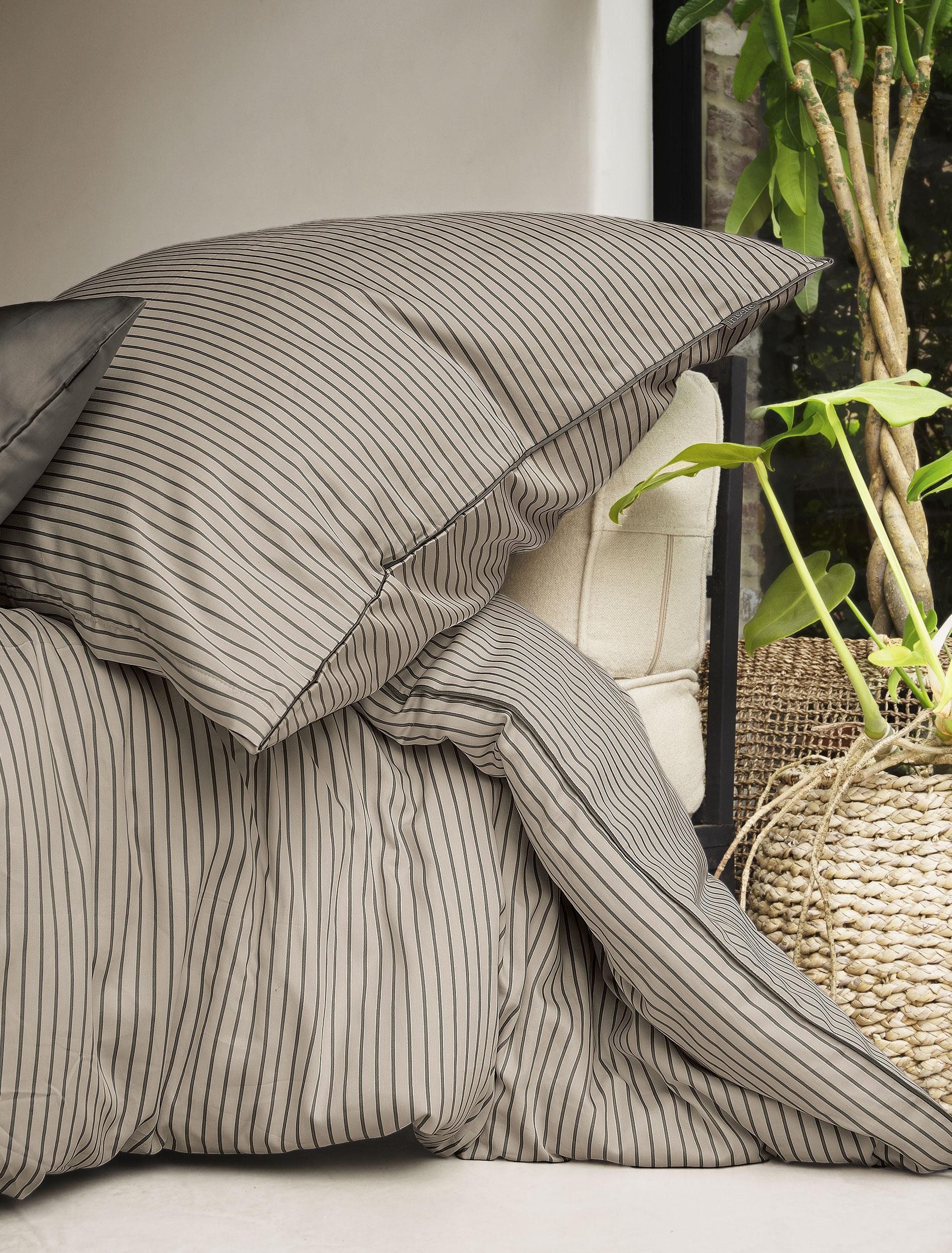 Irisette Bettwäsche irisette Bettwäsche TOKIO Satin BL 155x220 cm braun Bettbezug – Bild 5 von 5