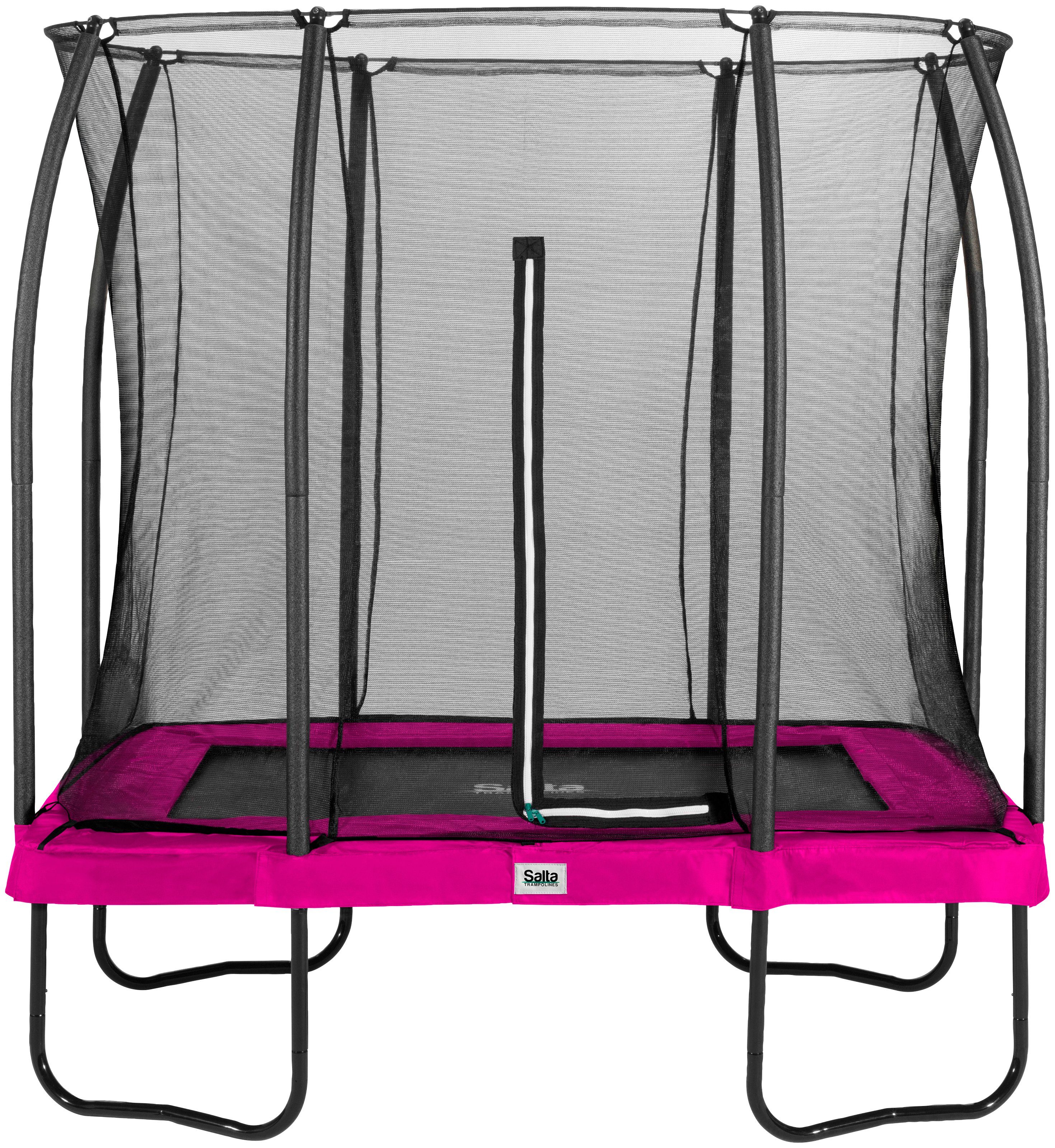 Salta Gartentrampolin Comfort Edition, Schutzrand pink