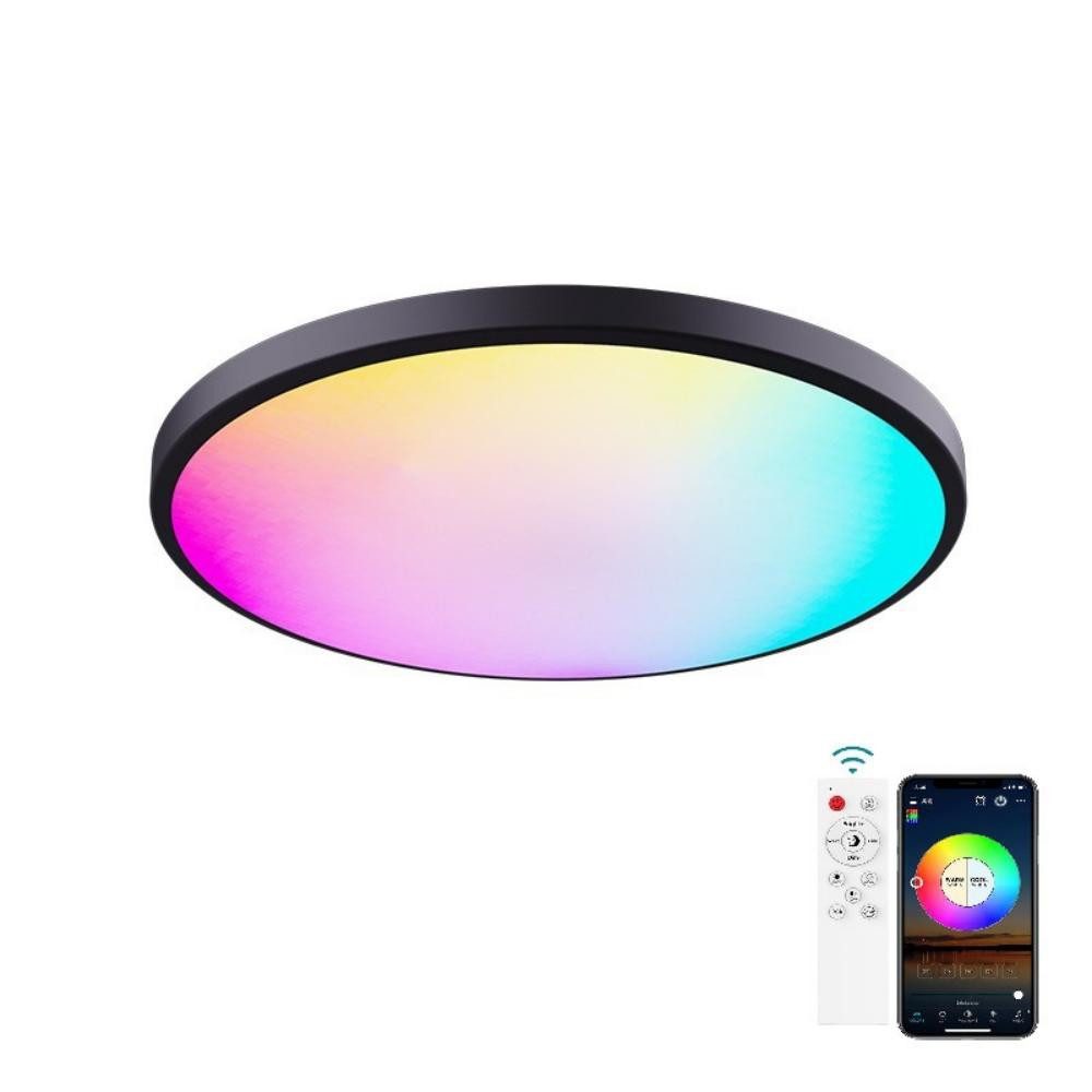 Deckenleuchten LED Deckenleuchte Farbwechsel Dimmbar,Deckenlampe Mit Fernbedienung