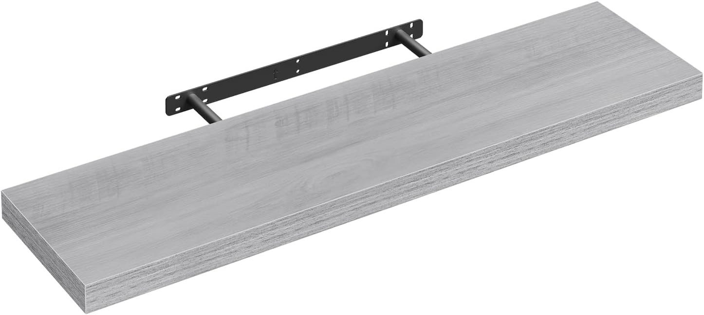 Woltu Wandregal, Wandboard CD DVD Regal Bücherregal Holz Board