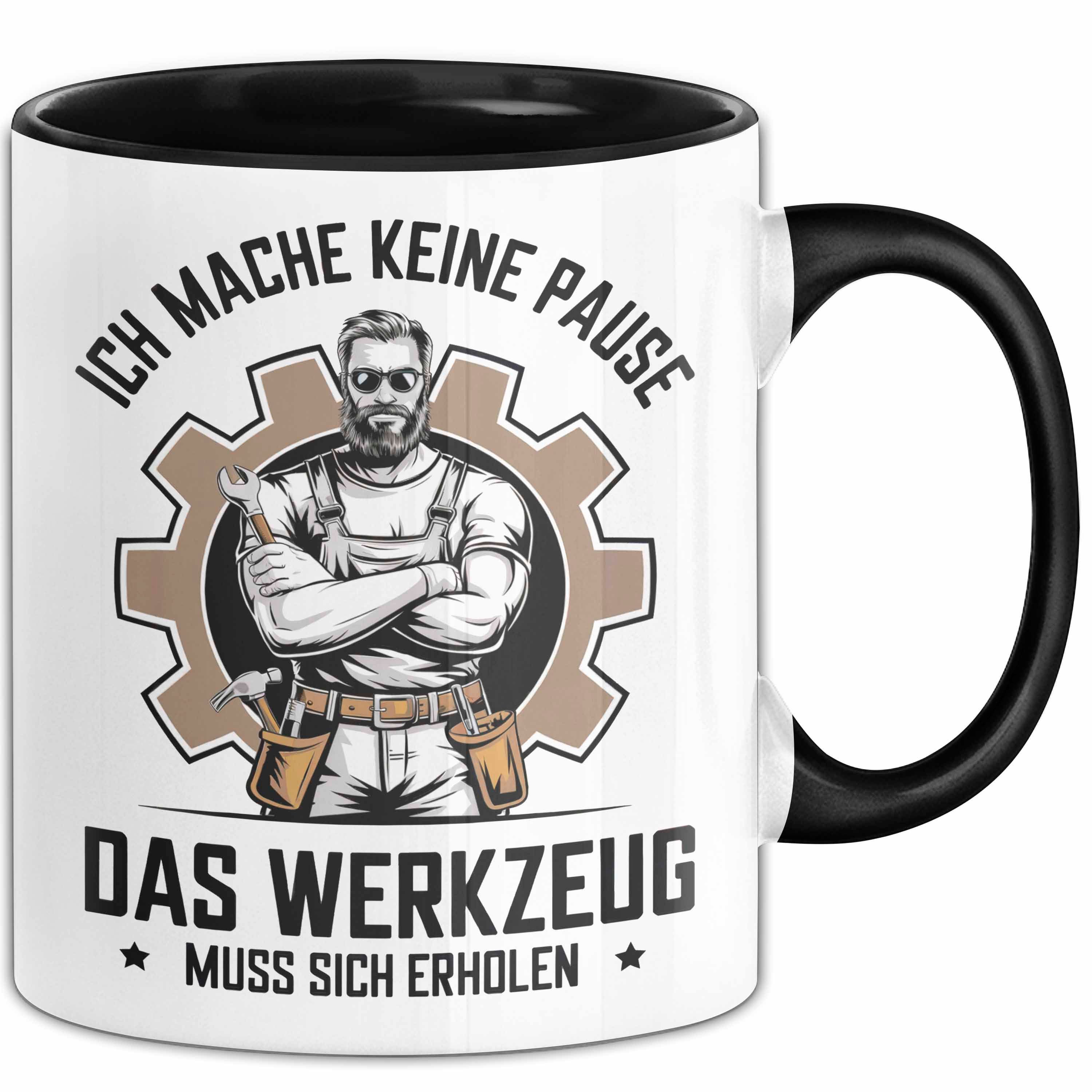 Trendation Tasse Handwerker Tasse Geschenk Werkzeug Braucht Erholung Geschenk