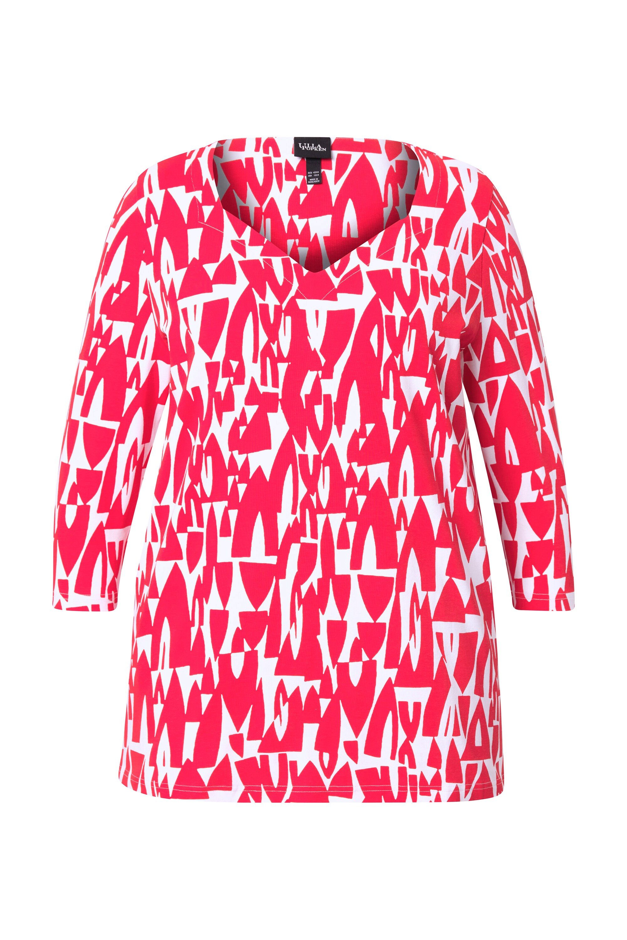 Ulla Popken T-Shirt Shirt Boote A-Linie günstig online kaufen