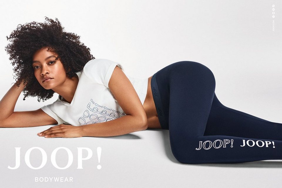 mit Schriftzug Bodywear Leggings Softgummibund JOOP! bequemer eingewebtem Loungewear umlaufend Leisure JOOP! (1-tlg) Pants Damen Easy Hose,