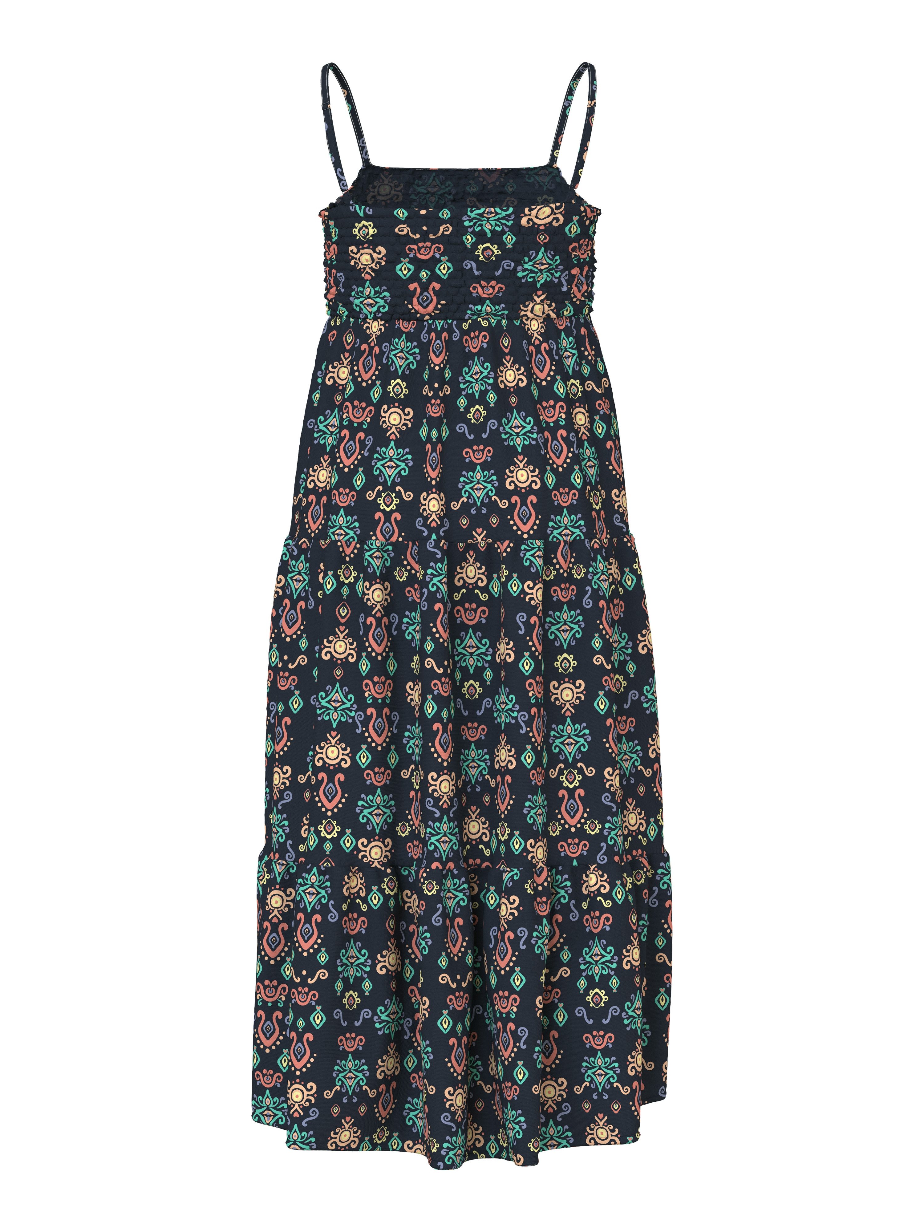 Name It Trägerkleid NKFVINAYA STRAP MAXI DRESS Materialmix, regular fit