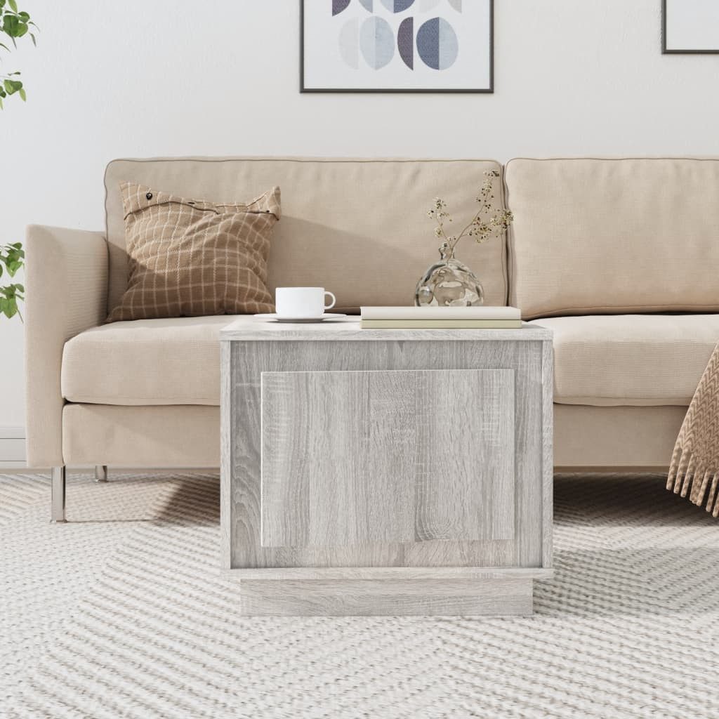 furnicato Couchtisch Grau Sonoma 51x50x44 cm günstig online kaufen