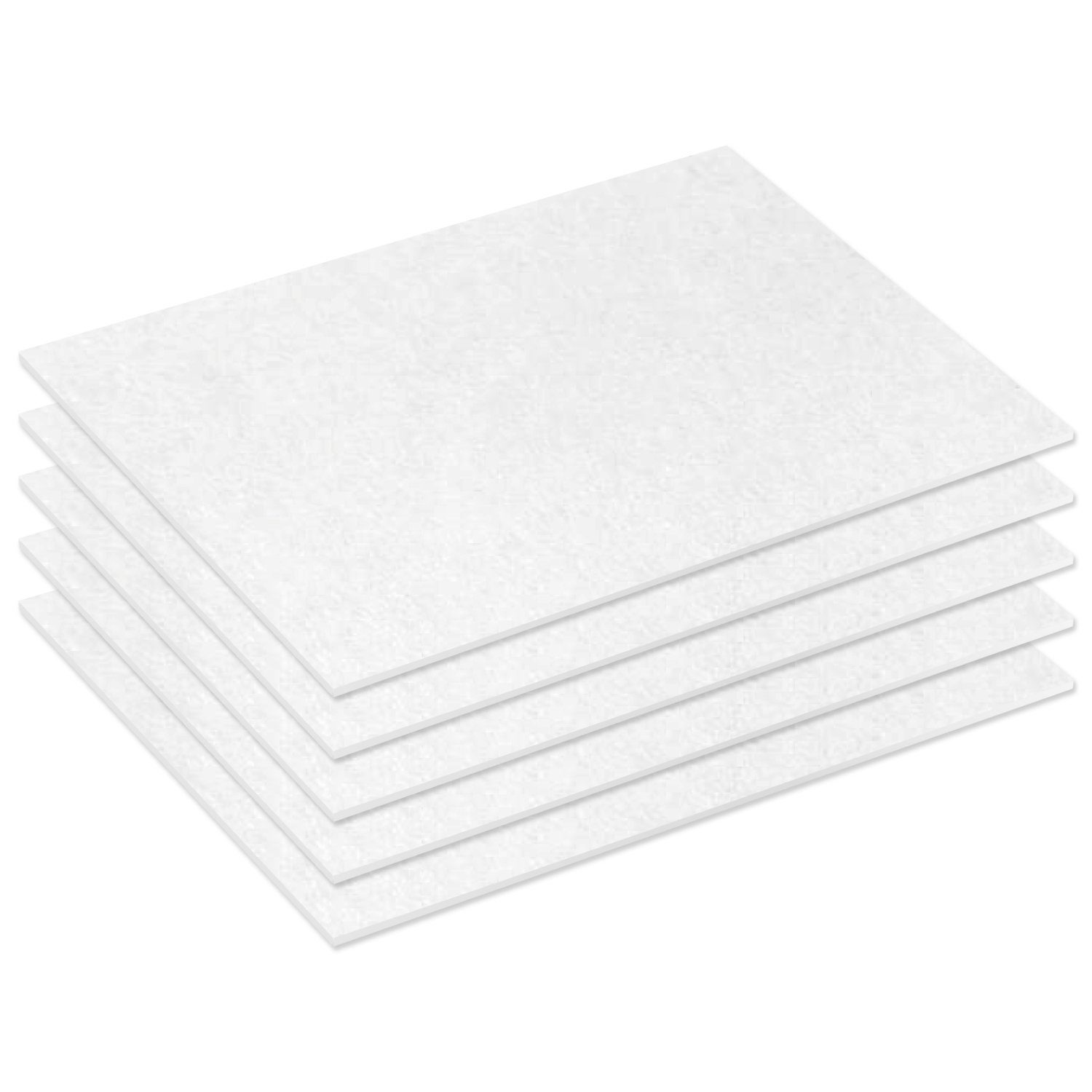 McFilter Motorschutzfilter 5 Stück, Zubehör für alle Staubsauger mit Filtereinsatz, Luftfilter, Abluftfilter, Universalfilter, zuschneidbar