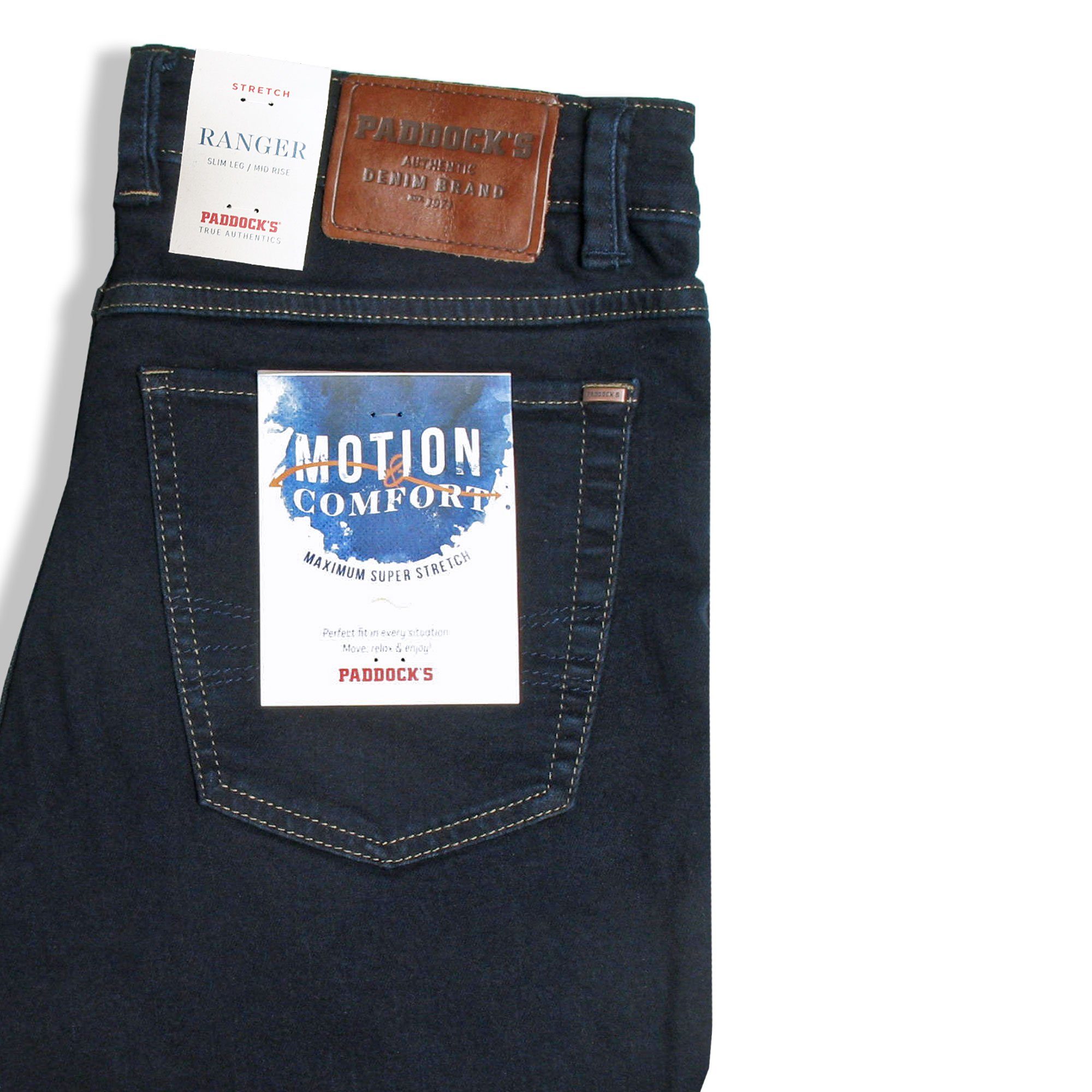Paddock's 5-Pocket-Jeans Ranger Motion & Comfort Stretch Denim – Bild 4 von 4