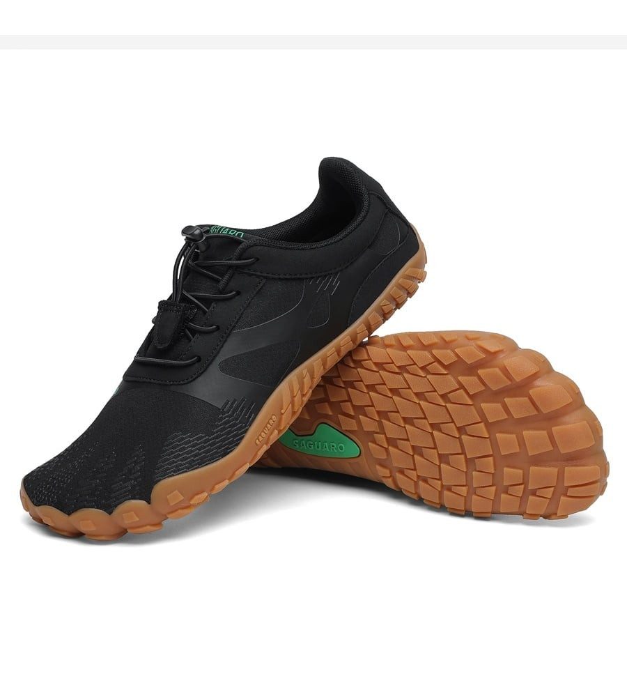 SAGUARO Vitality III (flexible Sohle, Zero Drop) schwarz/braun Barfußschuh