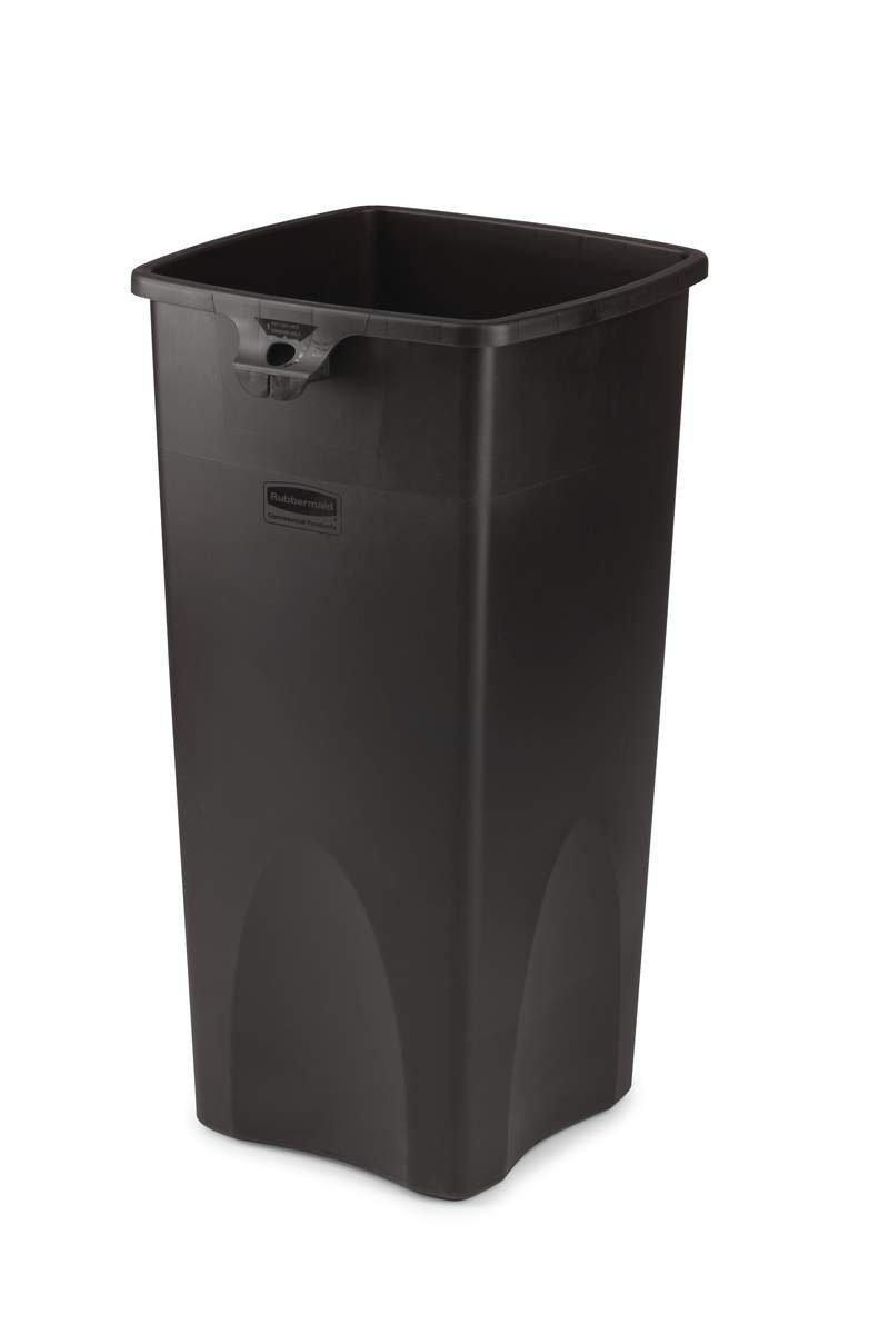 Rubbermaid Mülltrennsystem Rubbermaid Untouchable®, 87 l, 4-eckig, schwarz