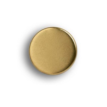 Zeller Present Magnet Magnet-Set, 4-tlg., extra stark, gold, Metall / Ferrit Magnet, Ø2,3 x 0,9 cm