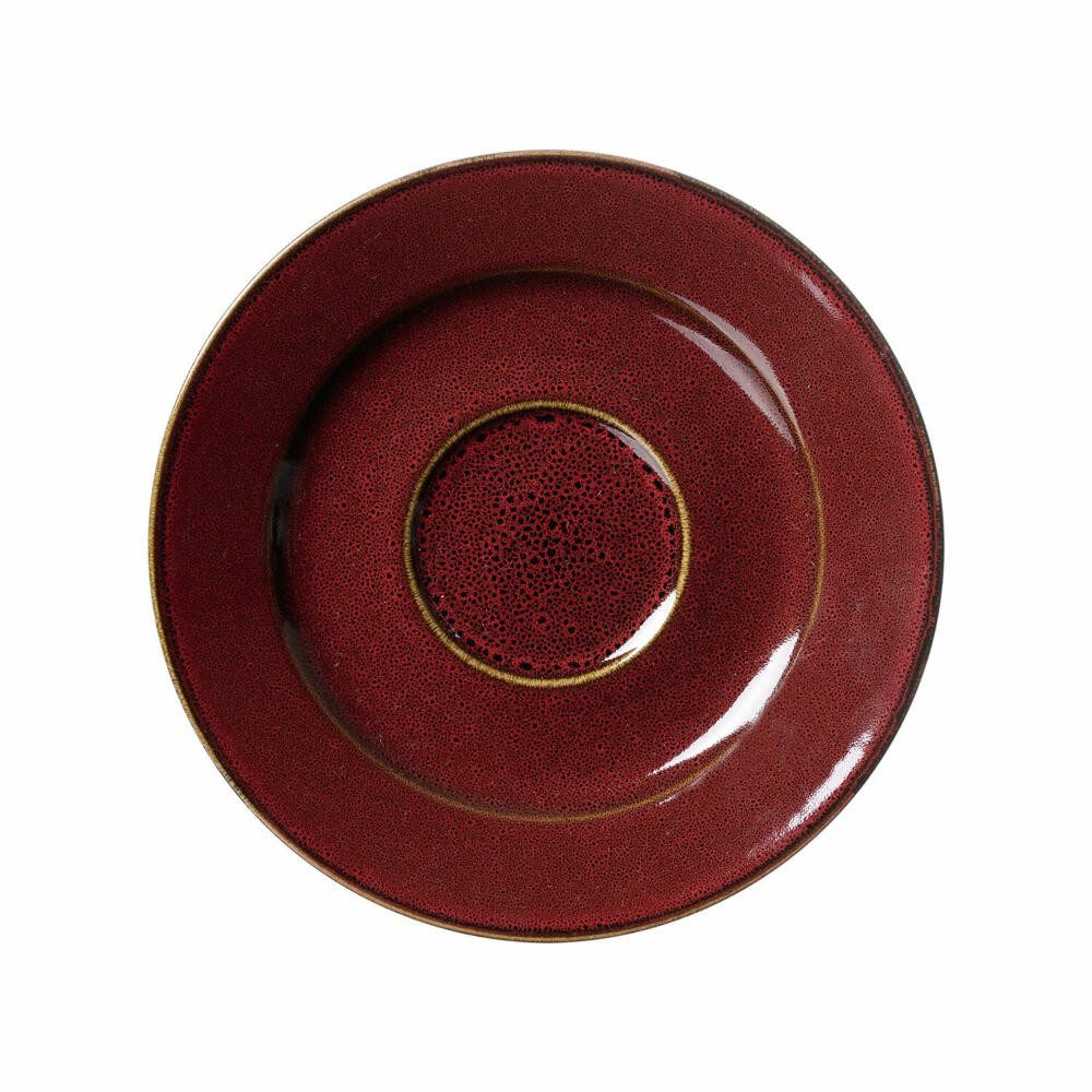 Ritzenhoff & Breker Untertasse Gambia Rot Ø 15.5 cm