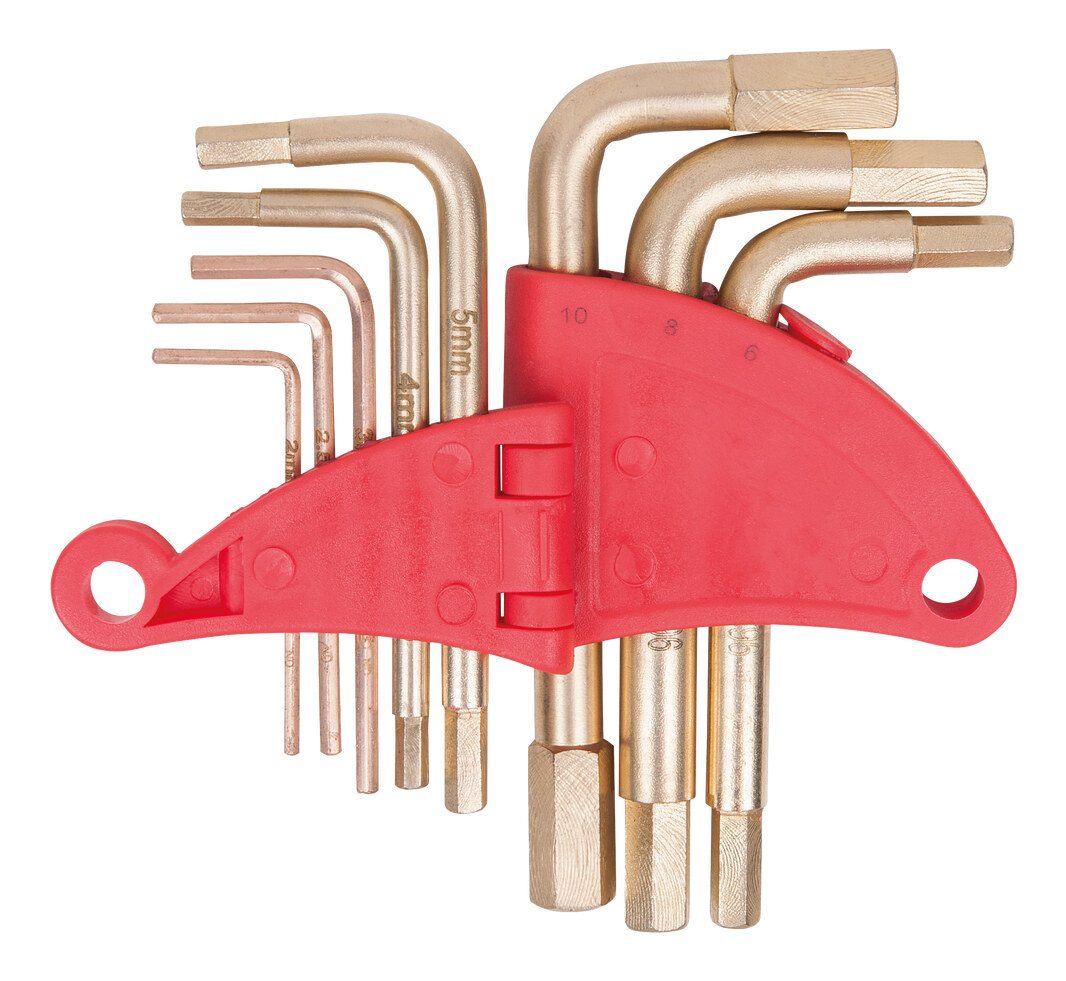 Thumbnail - KS Tools Stiftschlüssel BRONZEplus (8 St), Innensechskant-Winkelstiftschlüssel-Satz 8-teilig