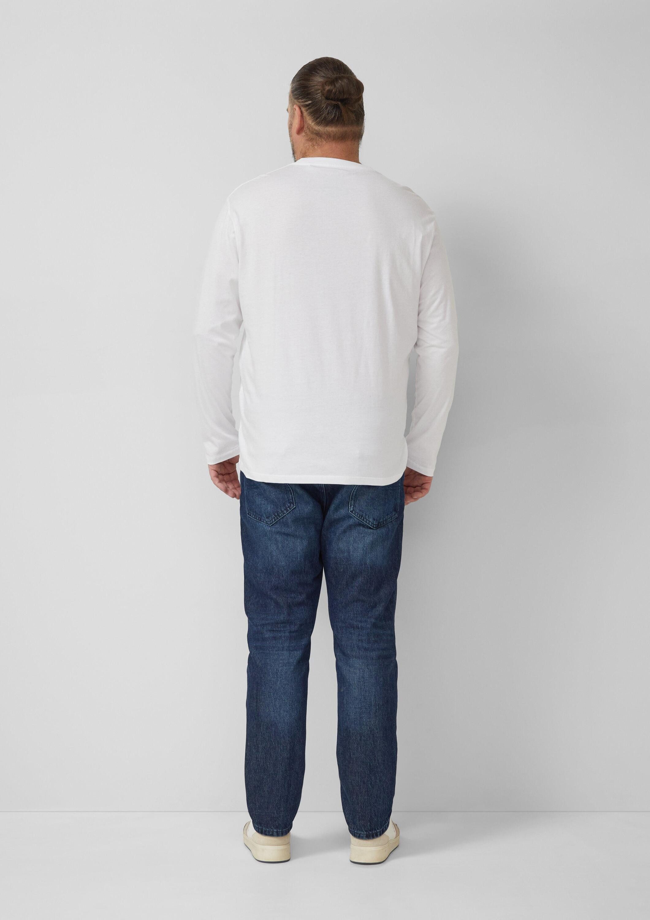 s.Oliver Langarmshirt T-Shirt Weiches Langarmshirt aus Baumwolle