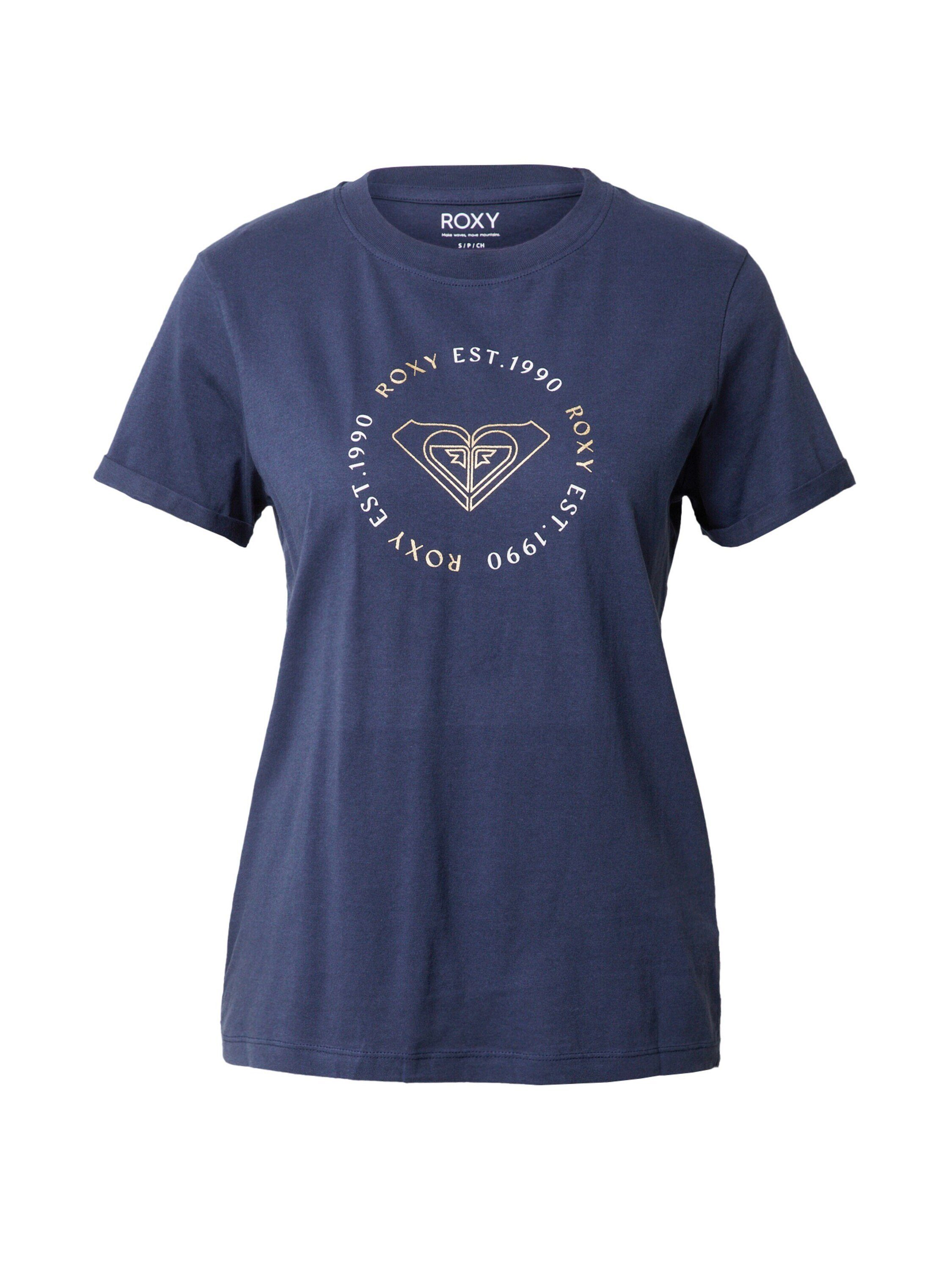 T-Shirt (1-tlg) Plain/ohne OCEAN Roxy Details NOON