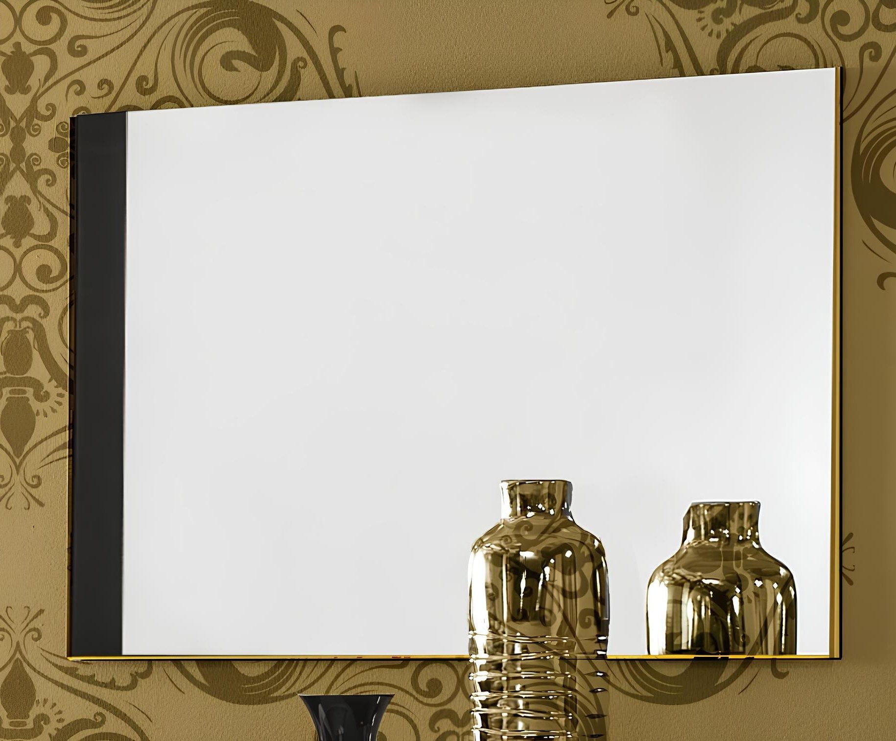 Xlmoebel Wandspiegel Klassischer Holz Standspiegel 110 x 4 cm im modernen Stil, Made in Europa