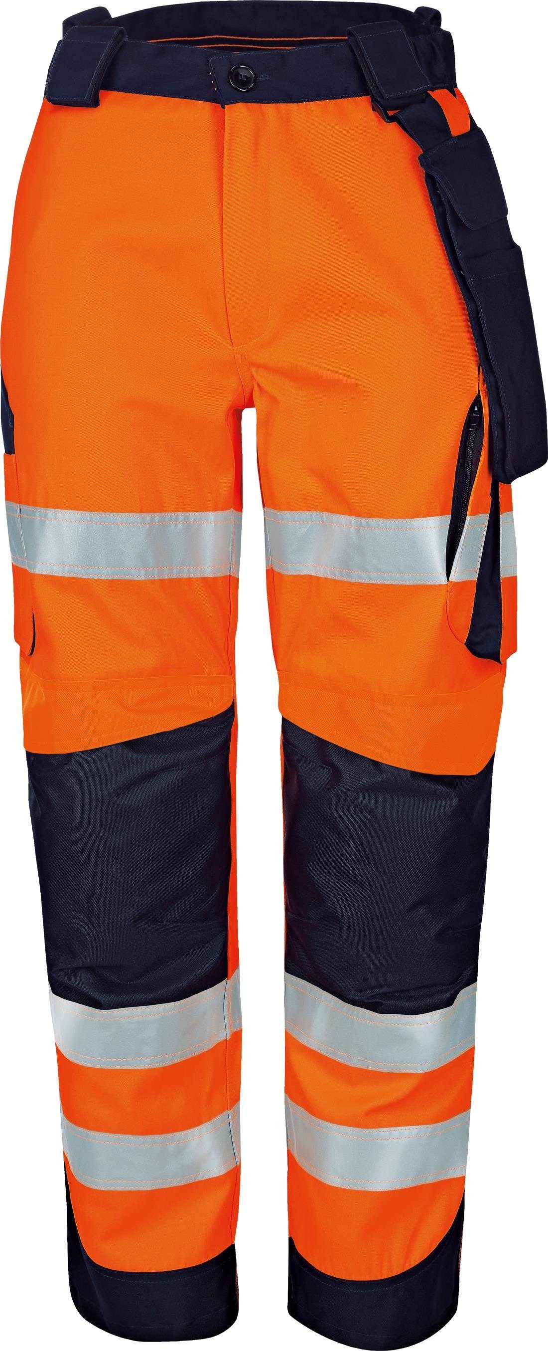 Arbeitshose Warnschutz-Kontrast-Bundhose (1-tlg) Arbeitshose vizwell 30 Größe