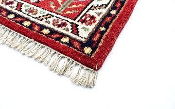 Wollteppich Kazak Teppich handgeknüpft rot, morgenland, rechteckig, Höhe: 10 mm