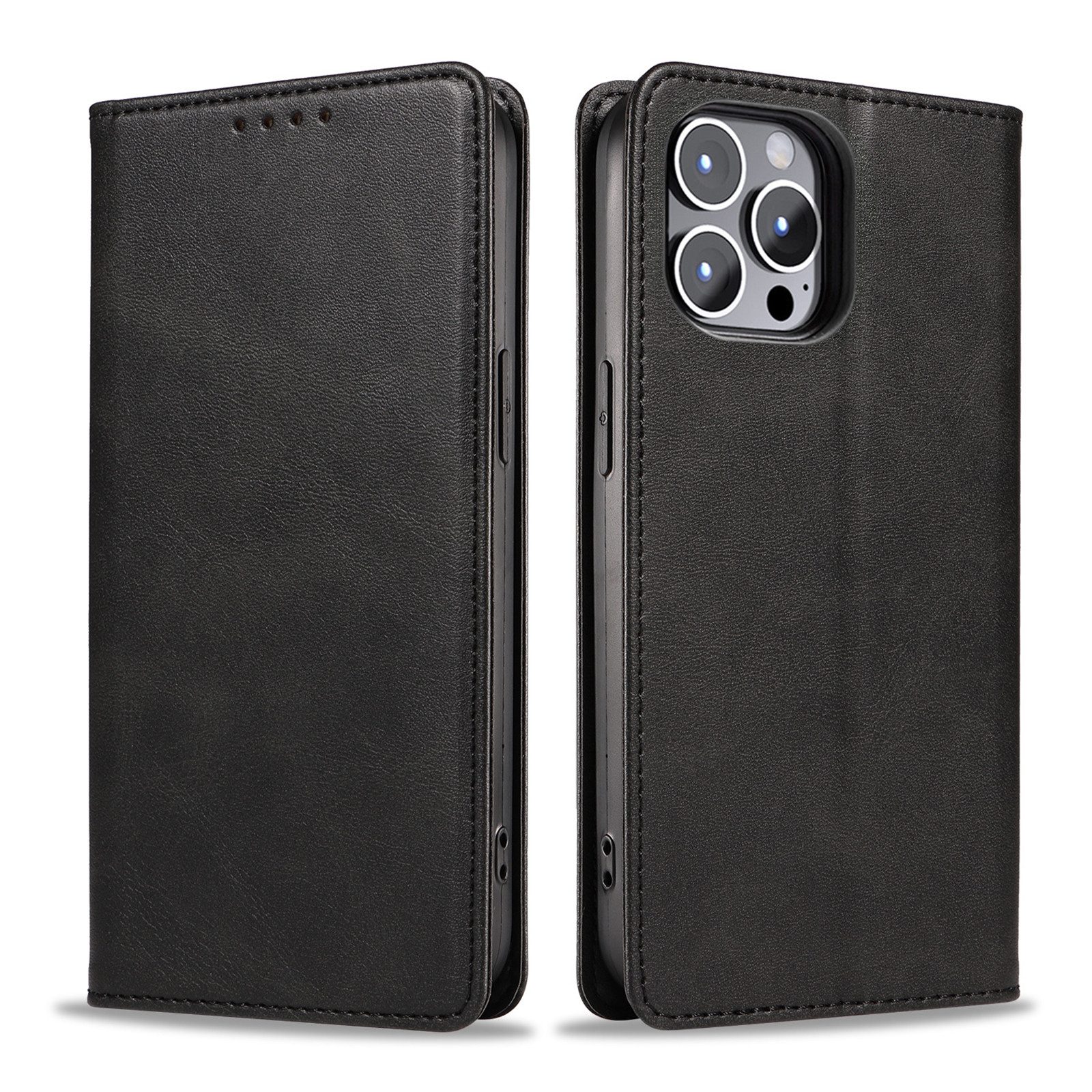 Tec-Expert Handyhülle Tasche Hülle für Apple iPhone 13 Pro Max 6.7 Zoll, 6.7", Cover Klapphülle Case mit Kartenfach Fliphülle aufstellbar