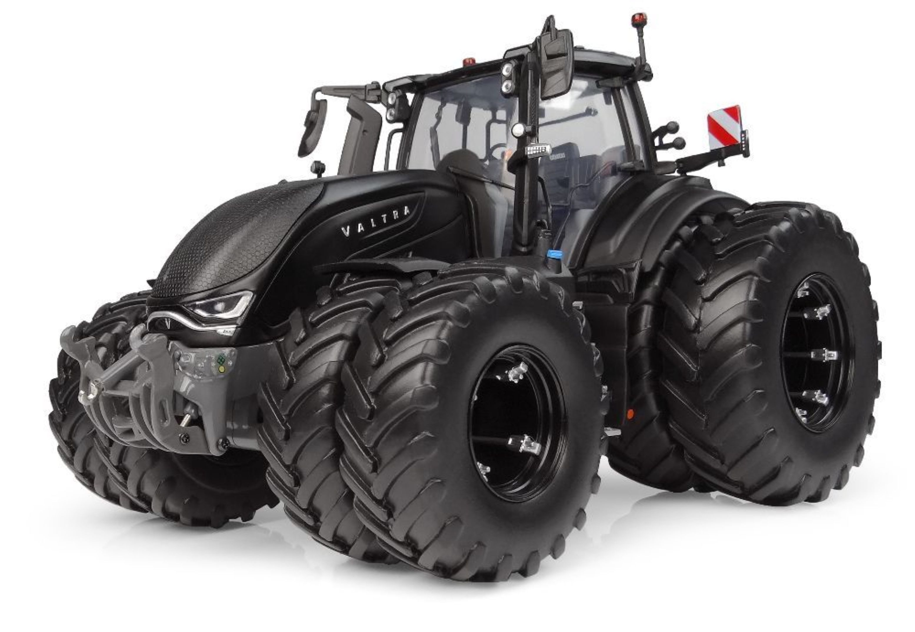 Universal Hobbies Modelltraktor Universal Hobbies Valtra S416 UNLIMITED m.Zwillingsbereifung,schwarz m, Maßstab 1:32