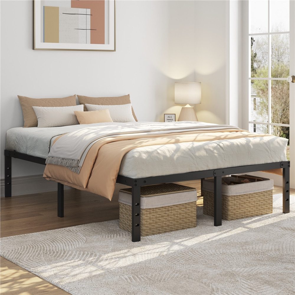 Yaheetech Metallbett, Bettrahmen 36/41 cm H günstig online kaufen