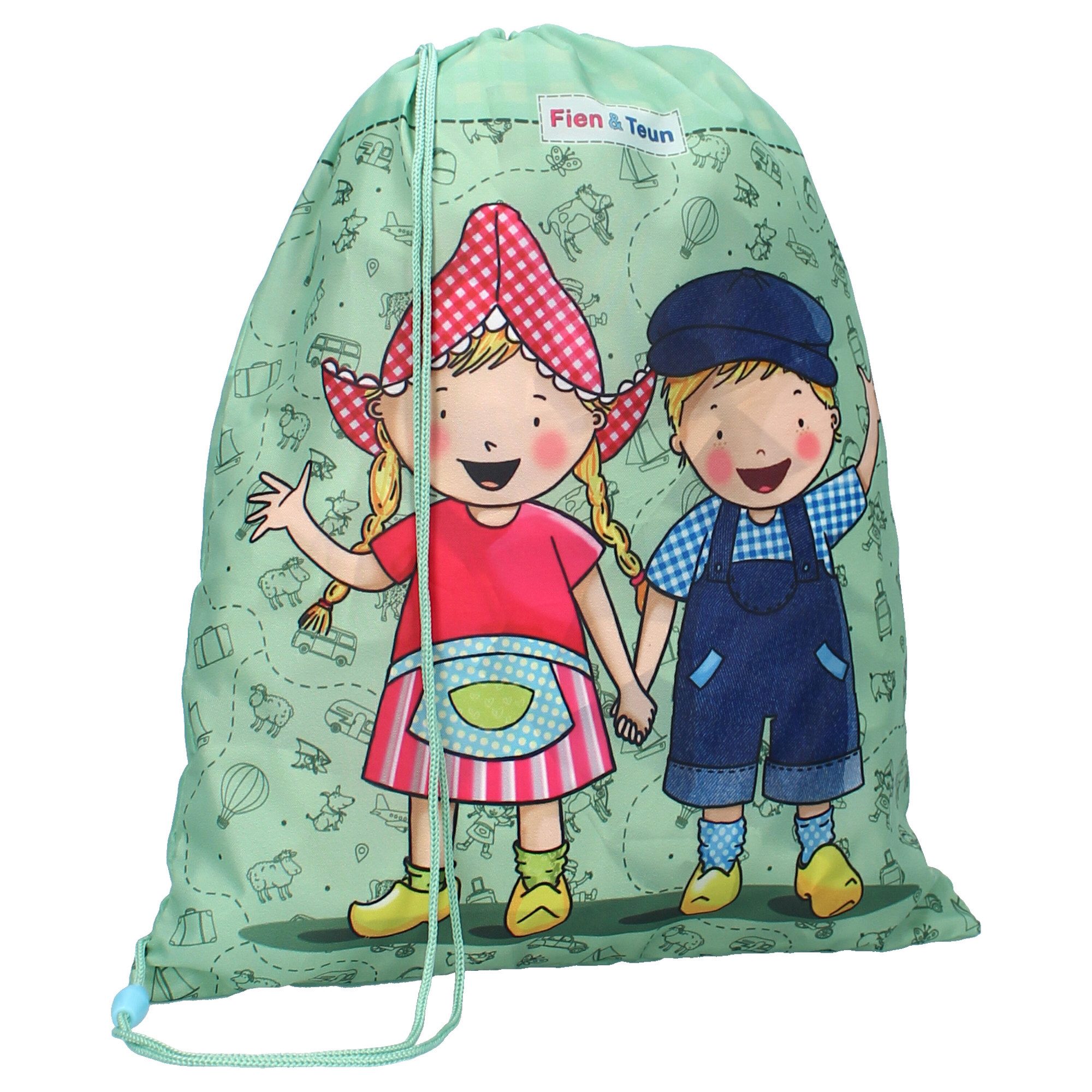 Vadobag Turnbeutel Kinder Sportbeutel Dierenvriendjes für Schule und Freizeit (1-tlg)