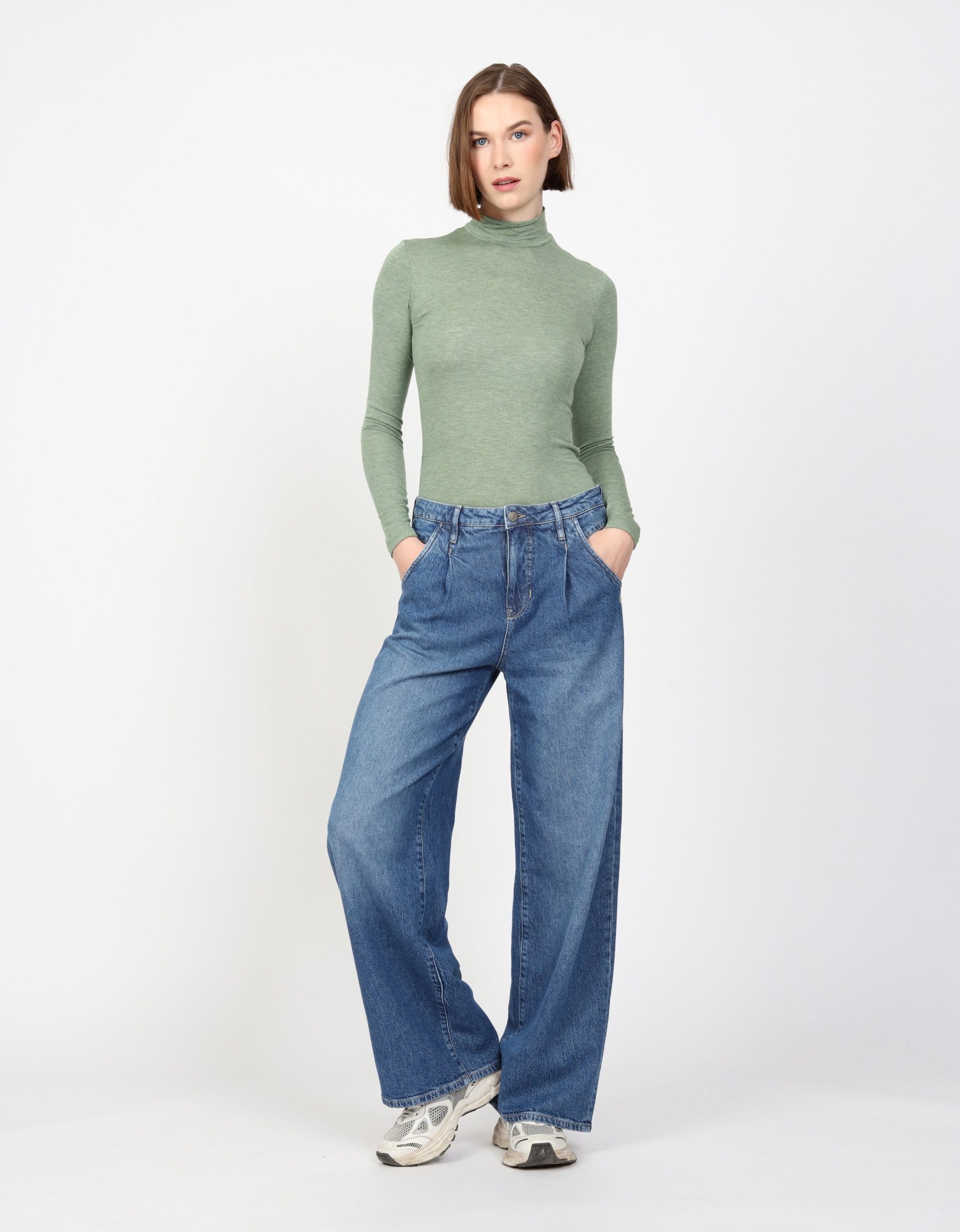 GANG Weite Jeans - 94SILVIA WIDE - Balloon Fit Jeans - Modische Damenjeans